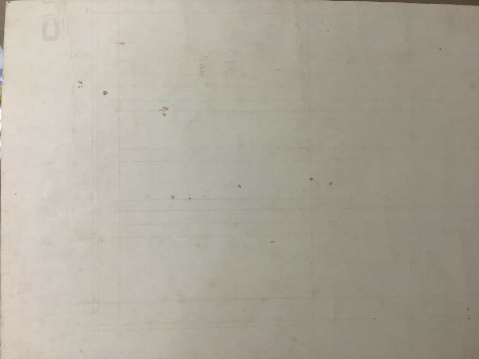 Posada. Ink on cardboard. Untitled, 1978. Original signed.