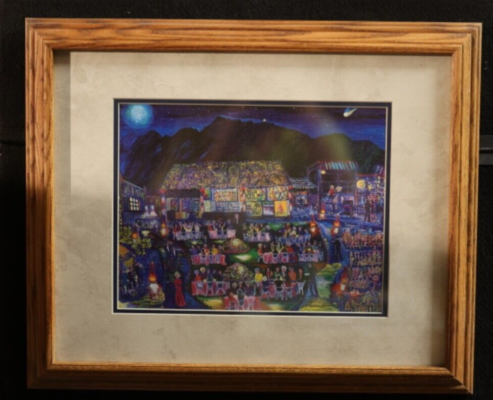 von Wening art Party at Palapas Palm Springs California Artist Band Chef Comet