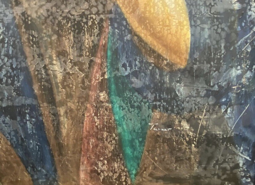 Turner “Two Ladies” Oil Painting 35.25”x 48.5”