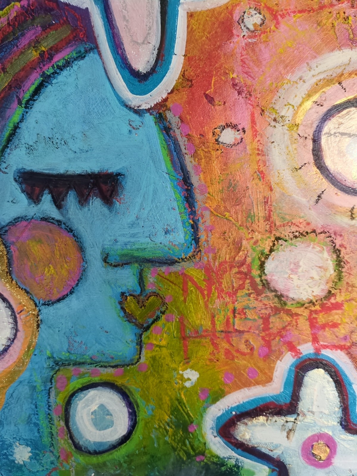 LONG LIFE, JOY, PROSPERITY – K. Bickman, White Tara 6′ x 11′ Exclusive Fine Art