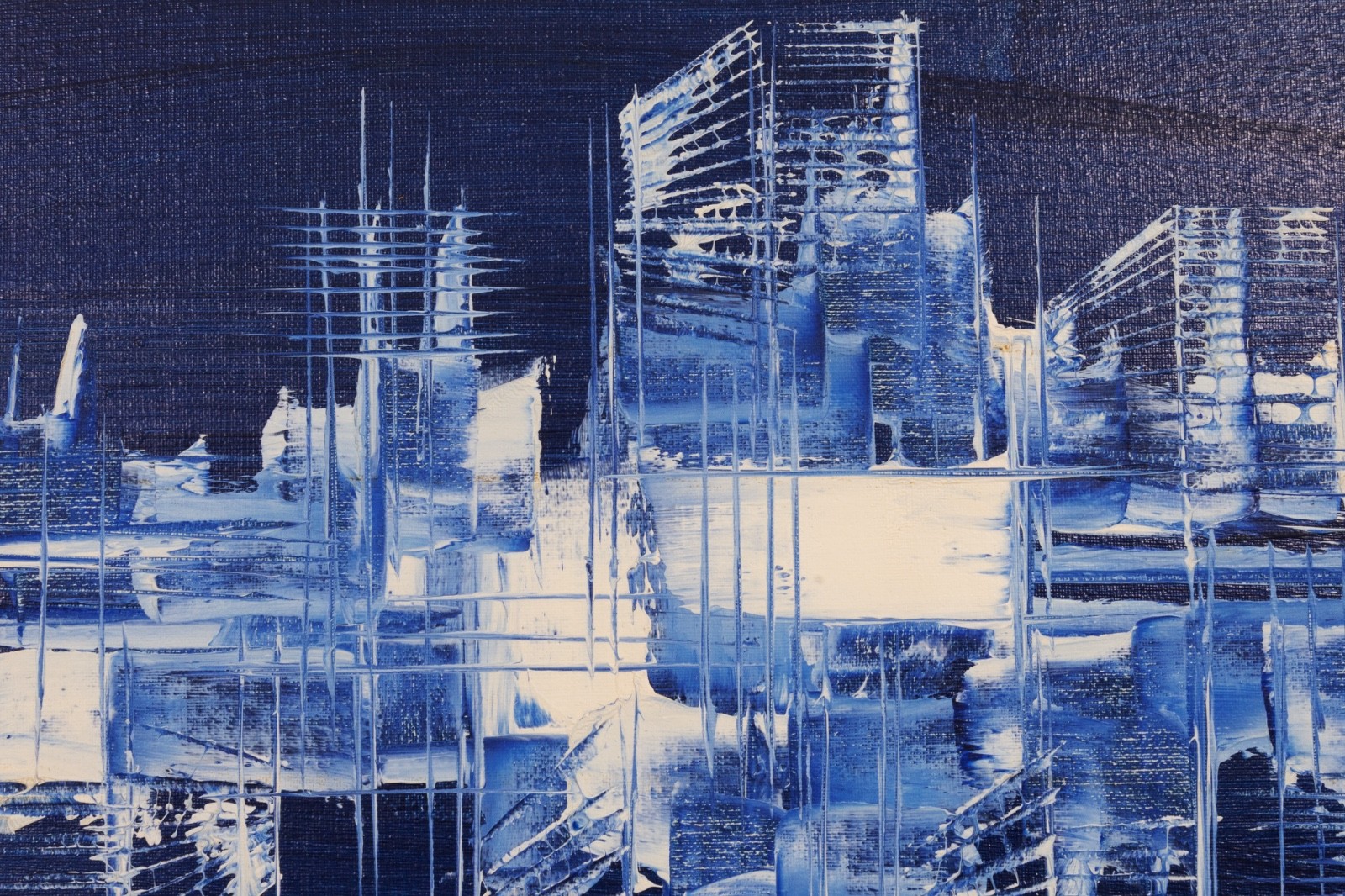Frans Storm – Architectural Study, c. 1960 Modern Oil Painting on Board Framed