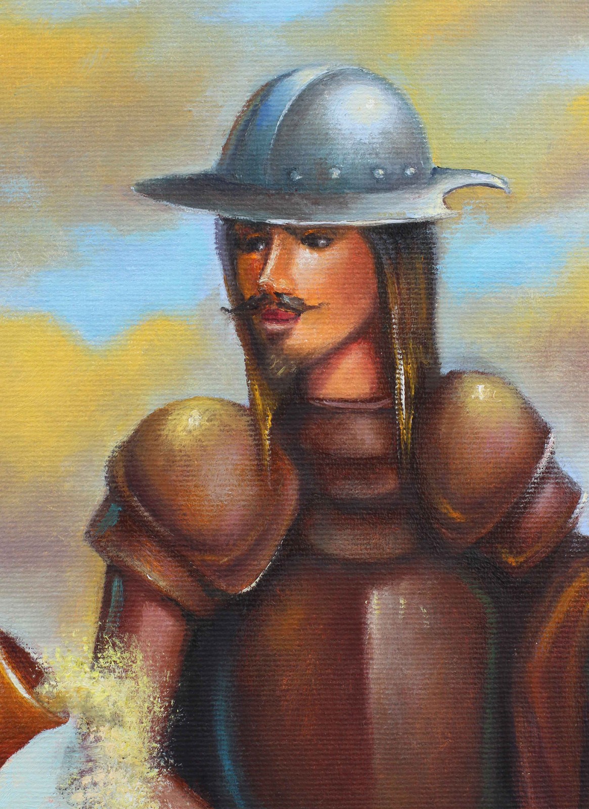 ORIGINAL OIL PAINTING WOMAN MAN II ART BY UKRAINE ARTIST