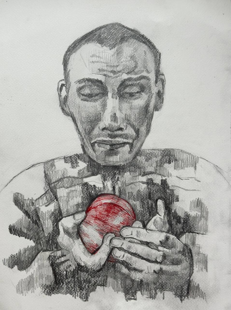Picture of a Ukrainian artist Kostiuk-Shostka,»I dreamed about him for a year»