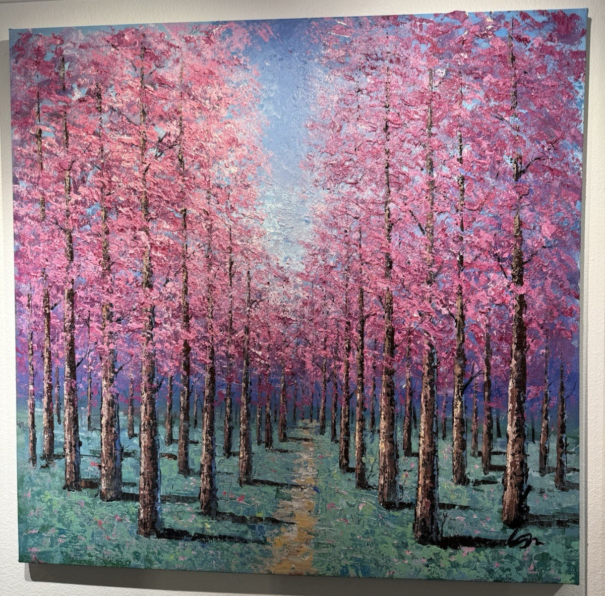 Inam «Rumi’s Wandering» Original Oil on Canvas 50″ x 52″