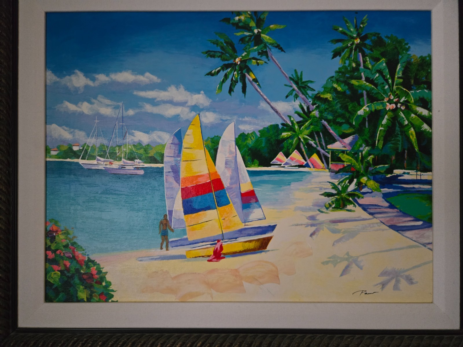Pauker serigraph on linen; signed by artist and appraised by Park West Gallery
