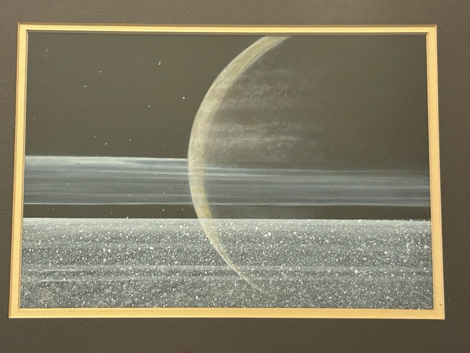 Don Dixon Original Art Work Sci-fi Abstract Astrology Outer Space 1982 #2