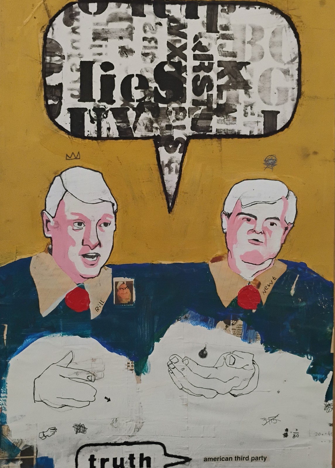Rama Hughes 1990s Illustrations American Illustrator Listed Artist Bill Clinton
