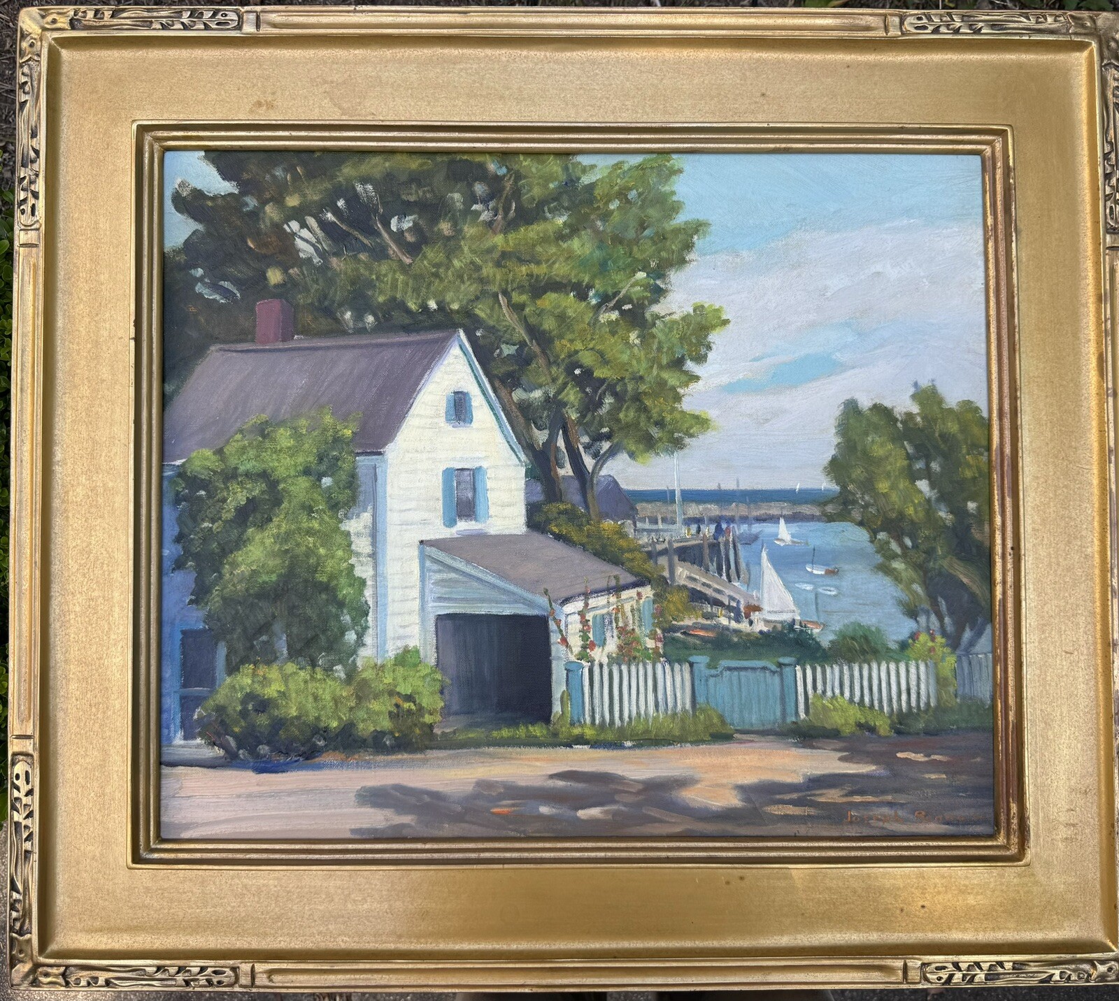 JOSEPH HASTING BENNETT ORIGINAL ART CALIFORNIA ARTIST IMPRESSIONIST LANDSCAPE