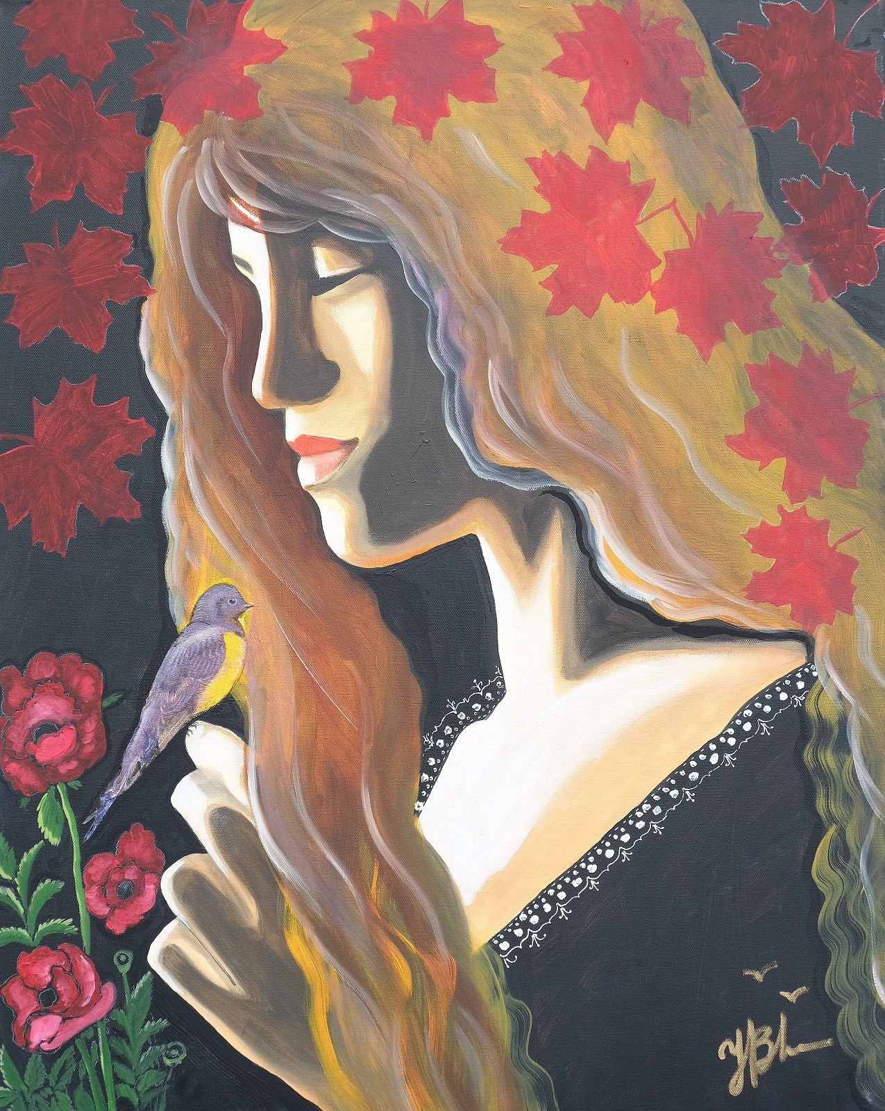 Art, Painting, «Heart To Heart» – Giclee on Canvas 22″x28″by Yelena Berzon