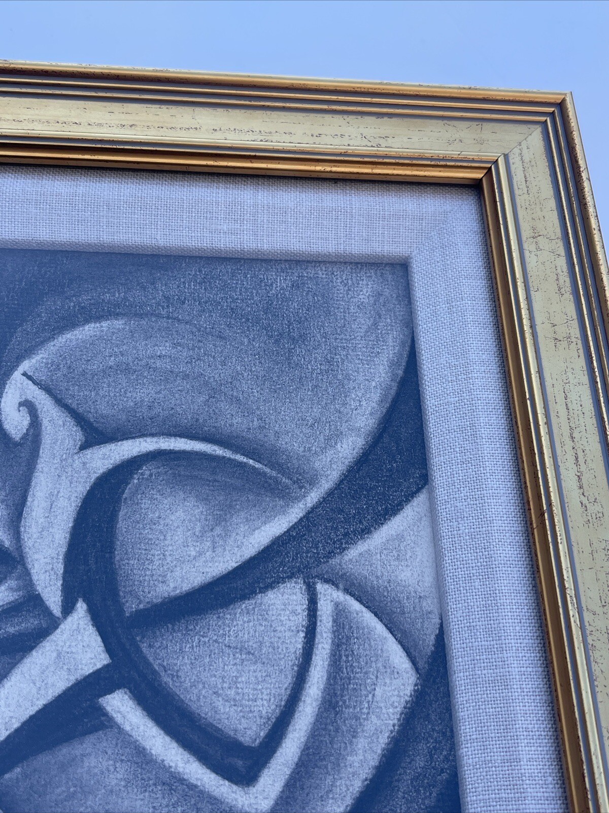 ANTIQUE Abstract Drawing Modernism Cubism Listed WALTER E COHEN JR 1930’s Deco