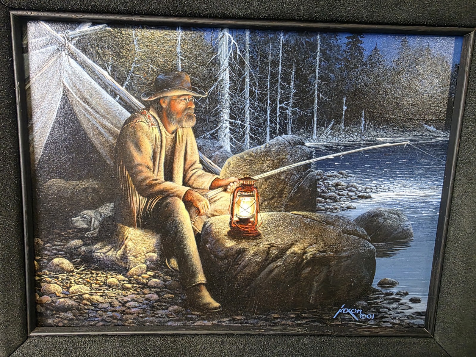 Bill Jaxon Original Acrylic On Board «Good Company» 12″×9″