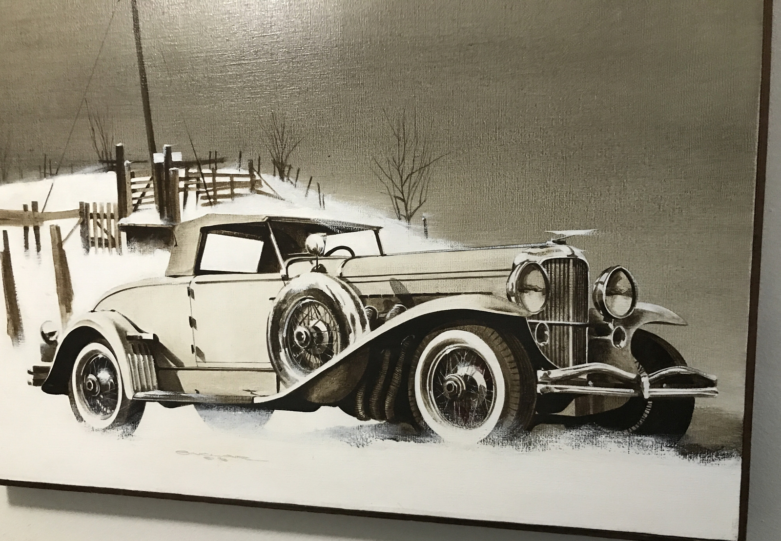 Anthony Sinclair Original Painting on Linen Canvas 29 1/2” x 36”