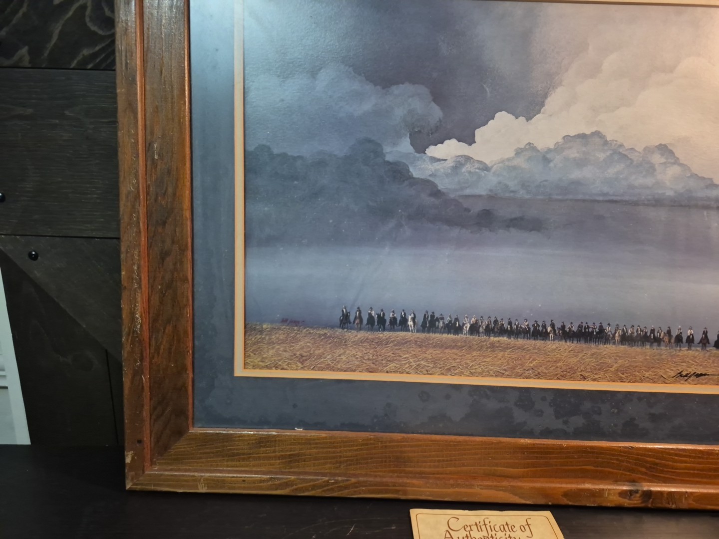 Twenty Dollars a Head, Bill Jaxon, signed W/COA FRAMED MATTED