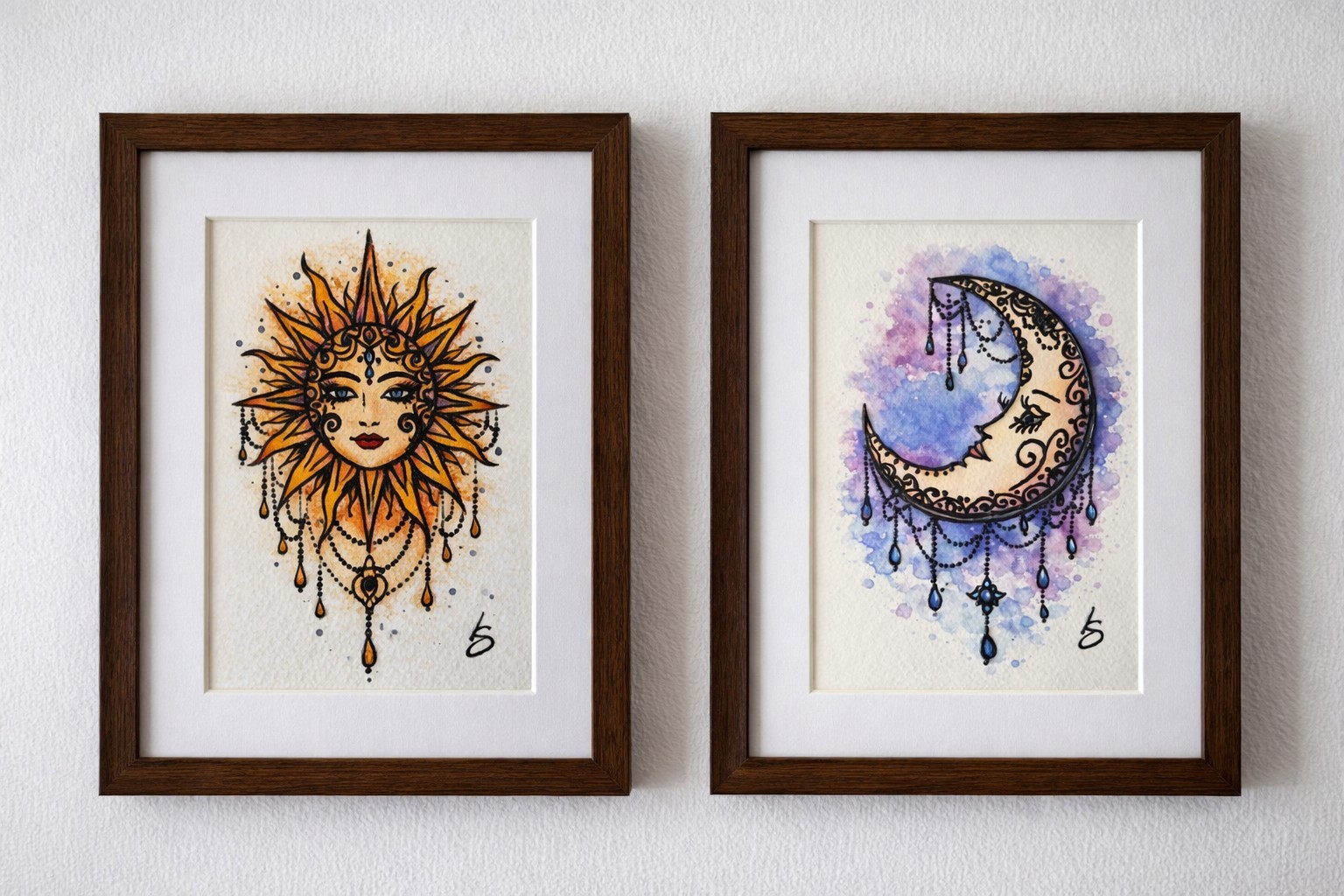 Sun & Moon Original Henna Art Set (5×7)