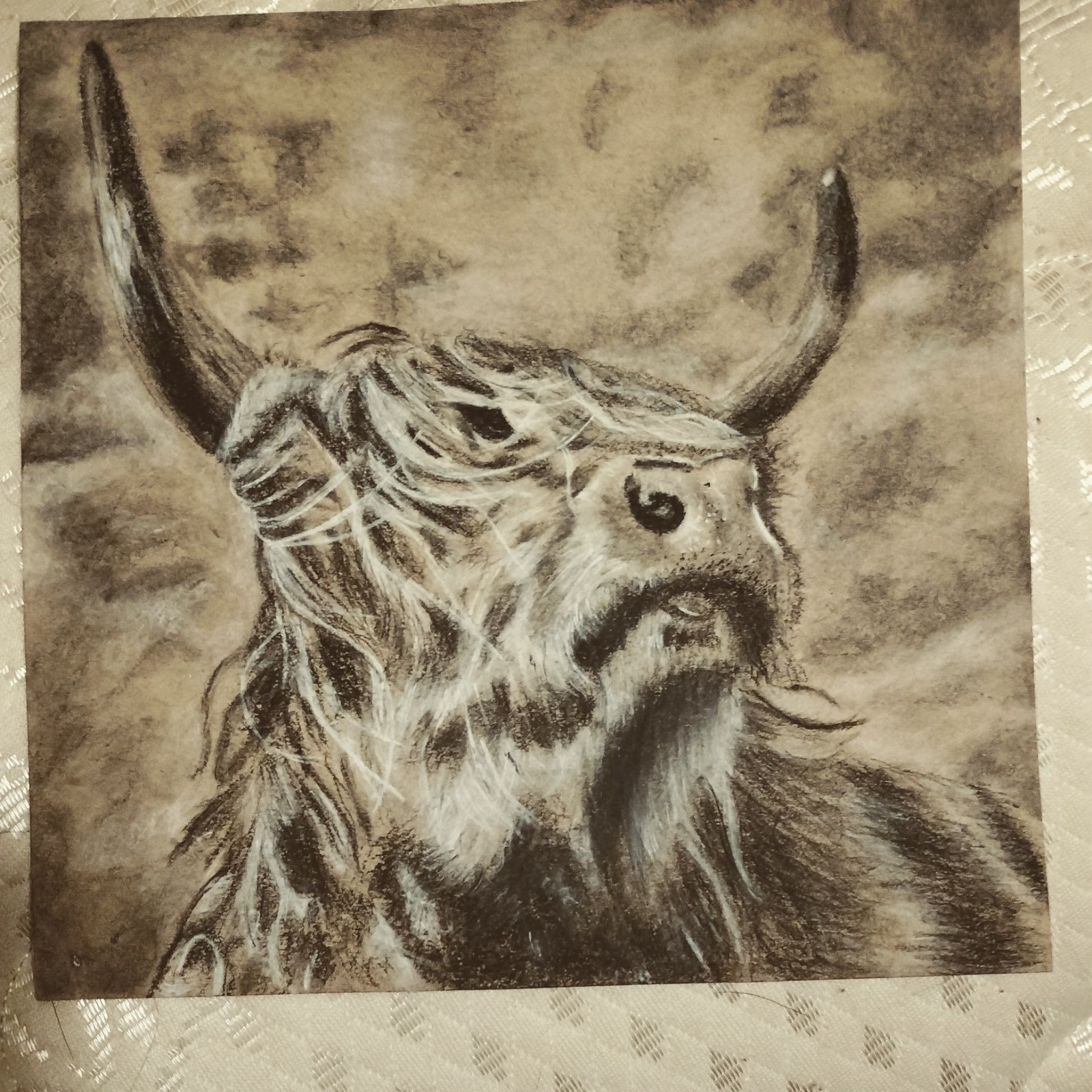 original art work, charcoal, colored pencil. whatever you would like