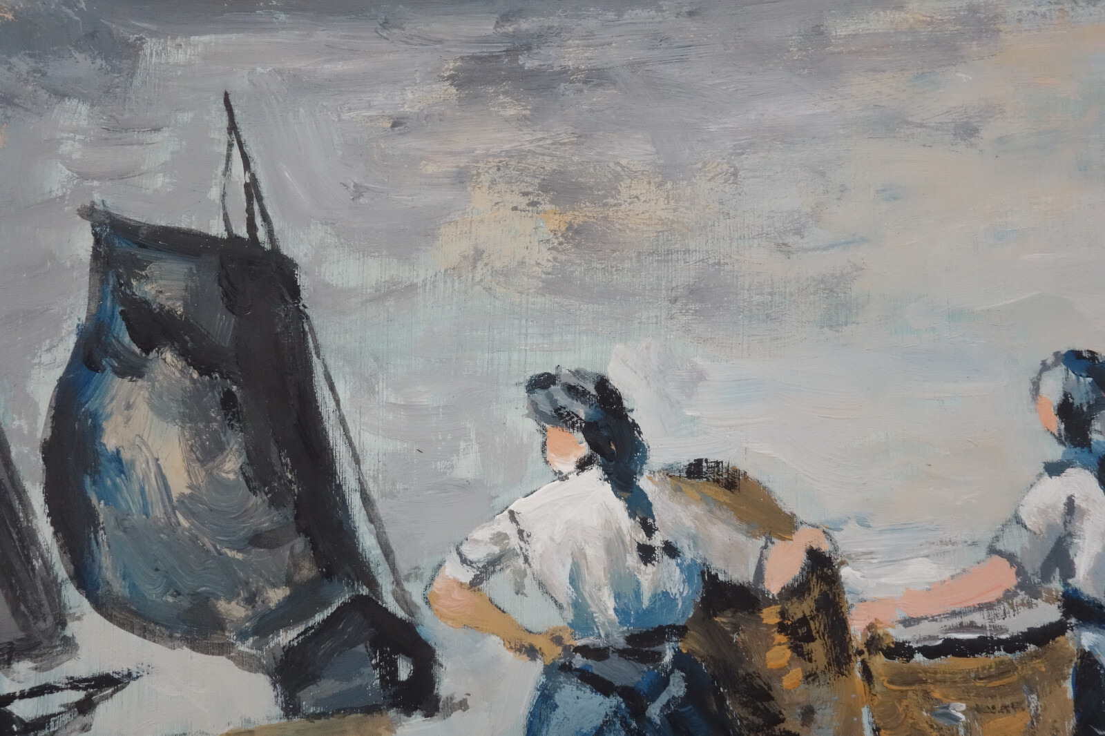 Rare fine unique American seaside painting, signed Winslow Homer, w COA