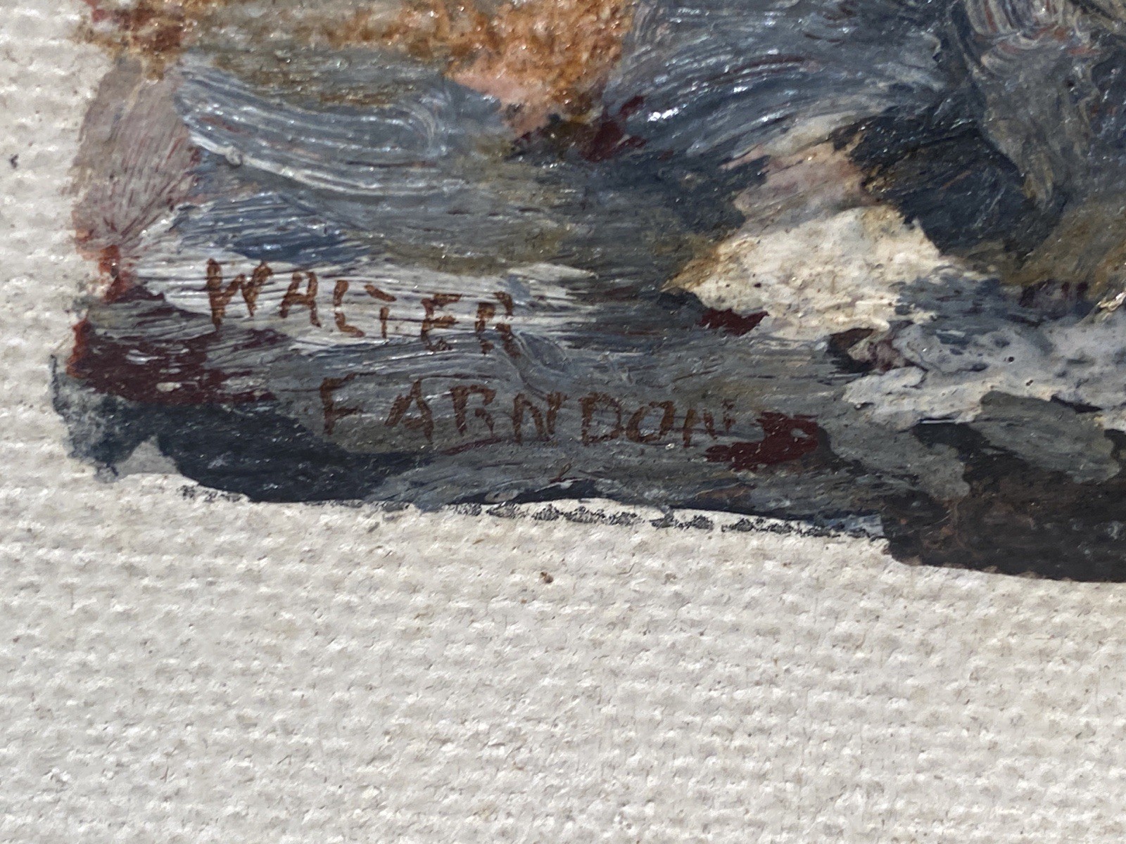 WALTER FARNDON – Small Landscape by Master Impressionist – Signed/PERFECT GIFT!
