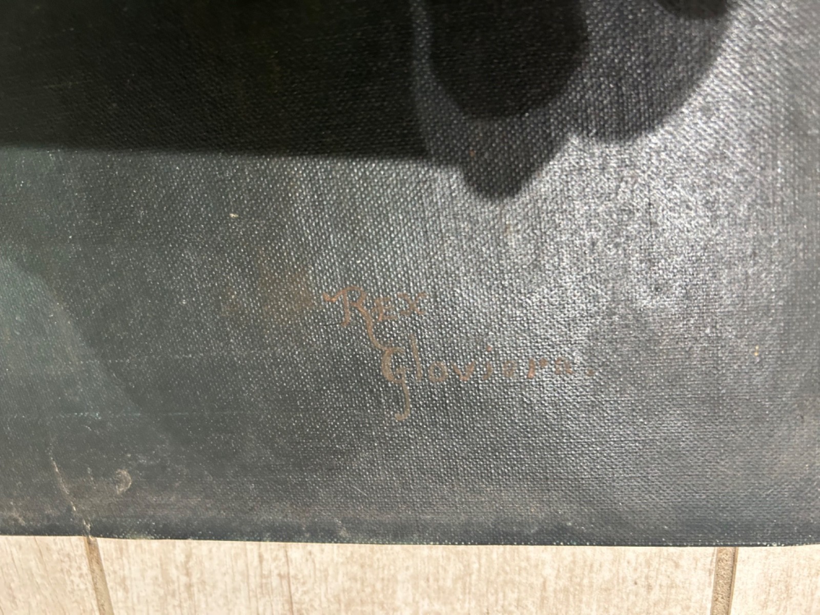 RARE 1958 Antique Original Oil Painting SUGAR RAY ROBINSON Signed by Painter