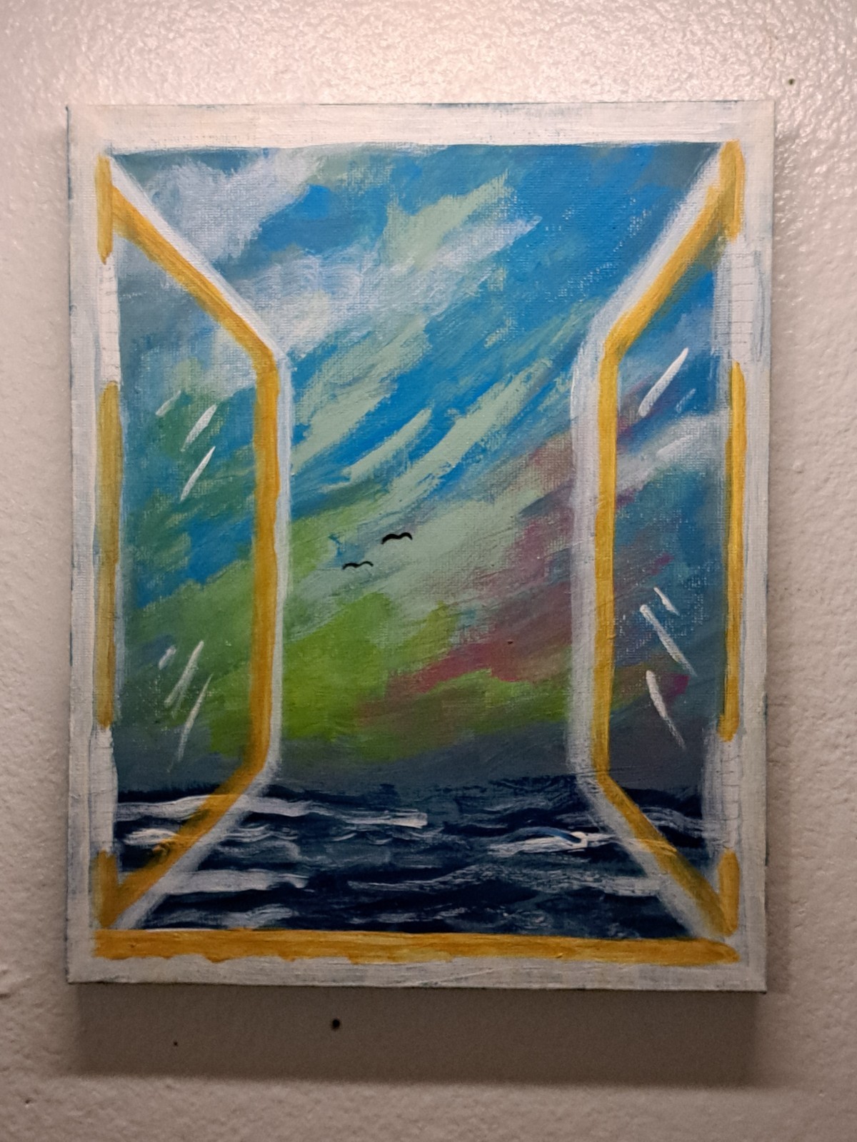 Original acrylic pencil Inks «Prototype Idea Painting» Limited 1/1 signed