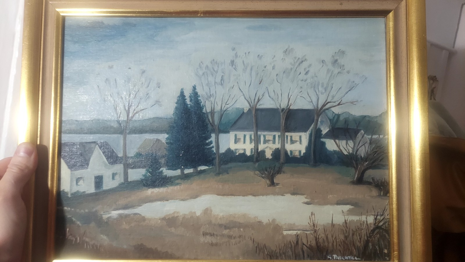 Antique Oil On Board Fulton Devoe & Raynolds Signed
