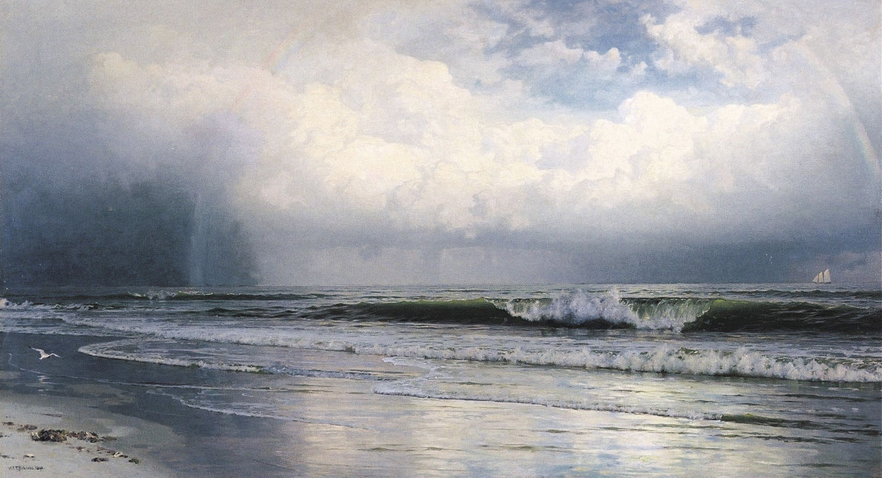 Oil Painting repro William Trost Richards The Rainbow