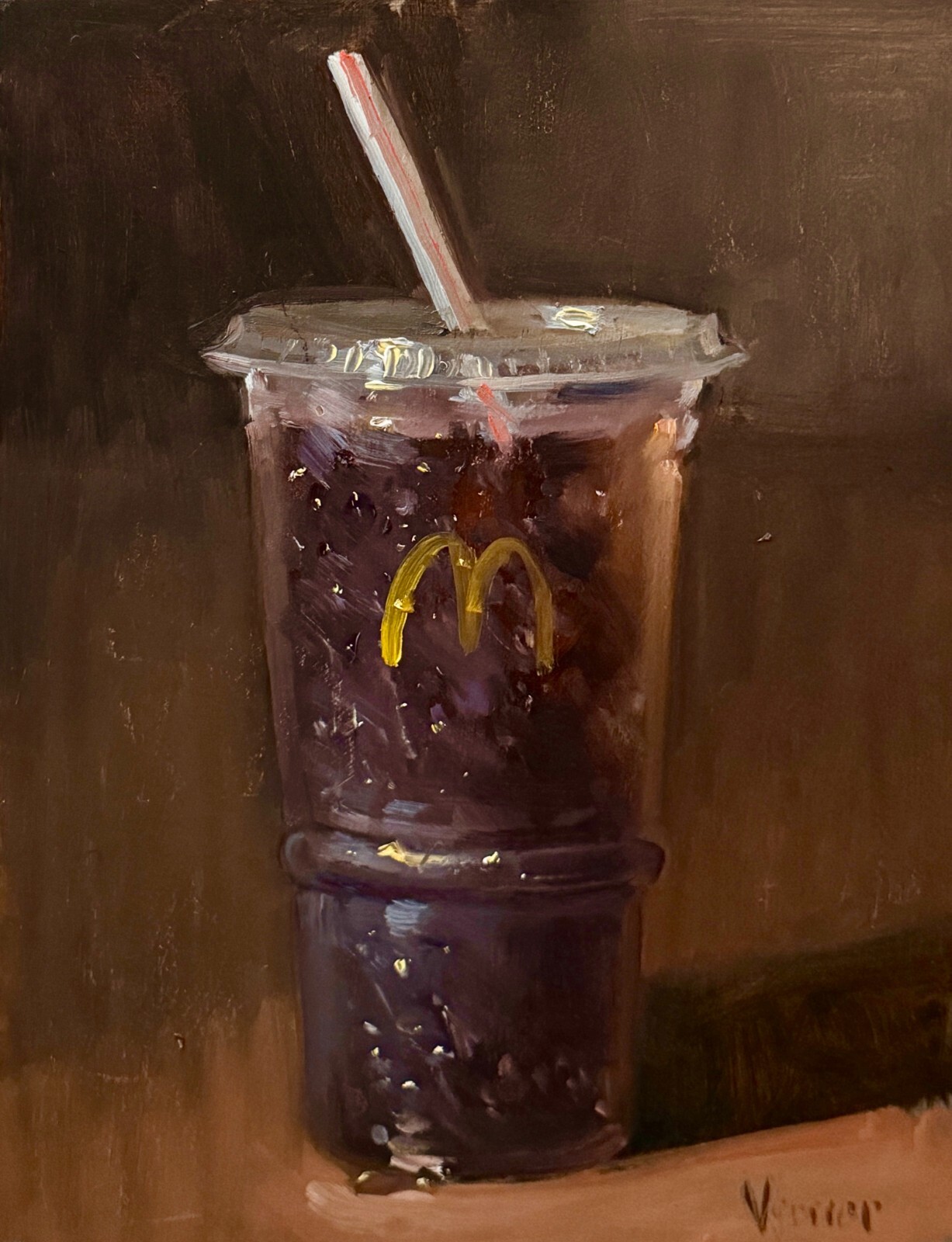 McDonald’s DC (Canvas Print) By VERRIER Still life oil painting