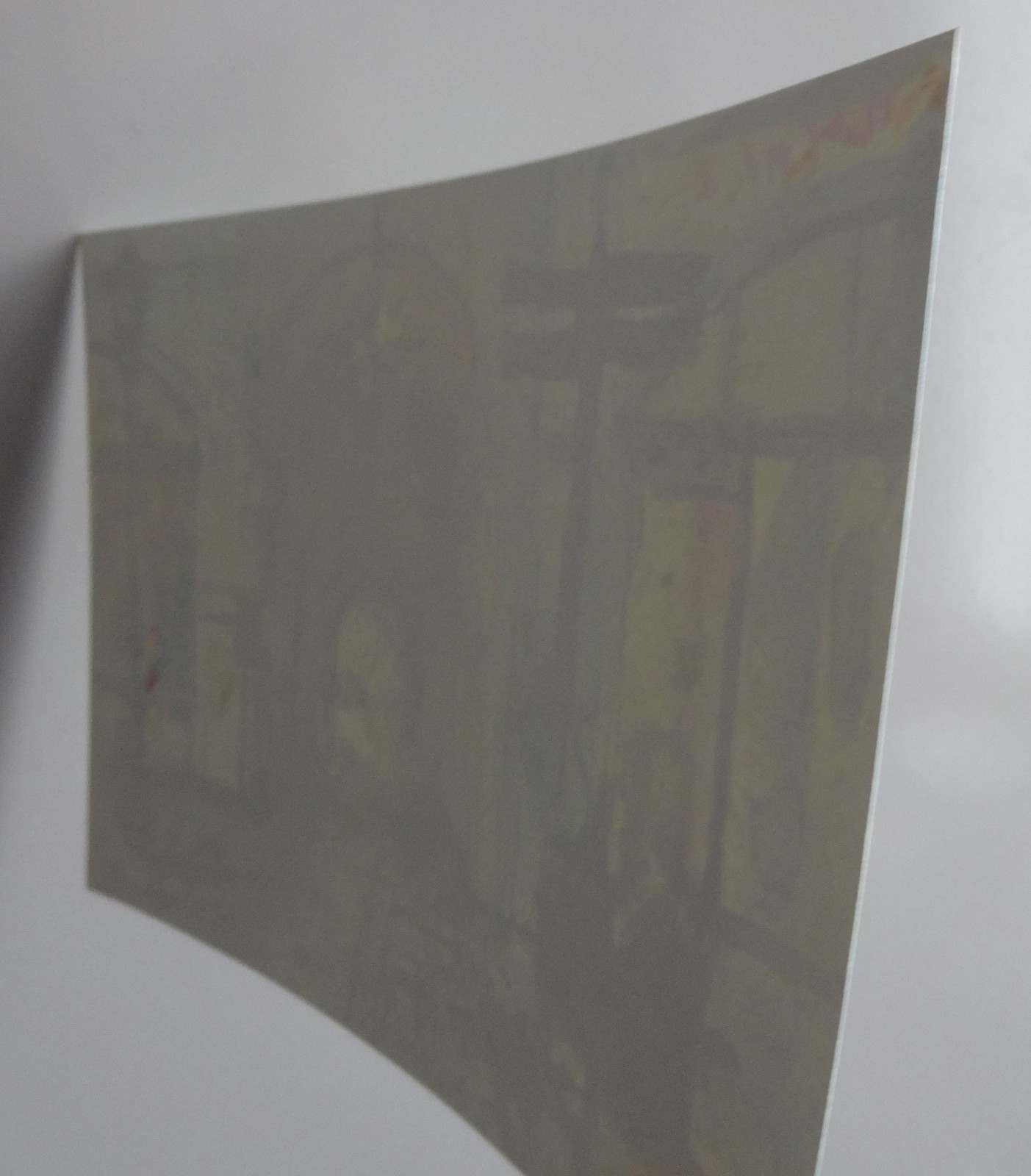 GERRY MILLER. Watercolour «Archway». No frame. 15x22cm.