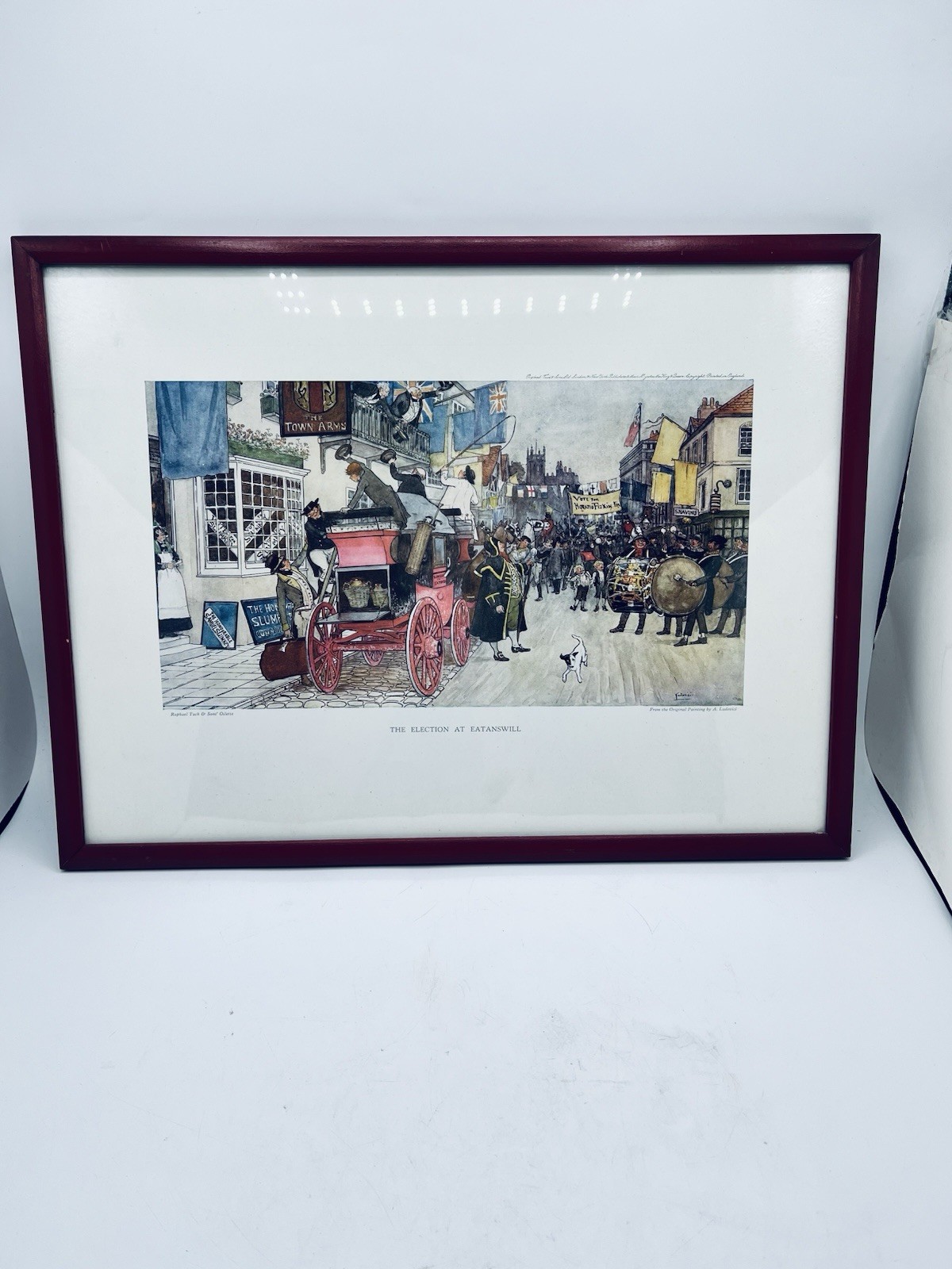 The Election at Eatansvill Lithography From The Original Painting by A. Ludovi
