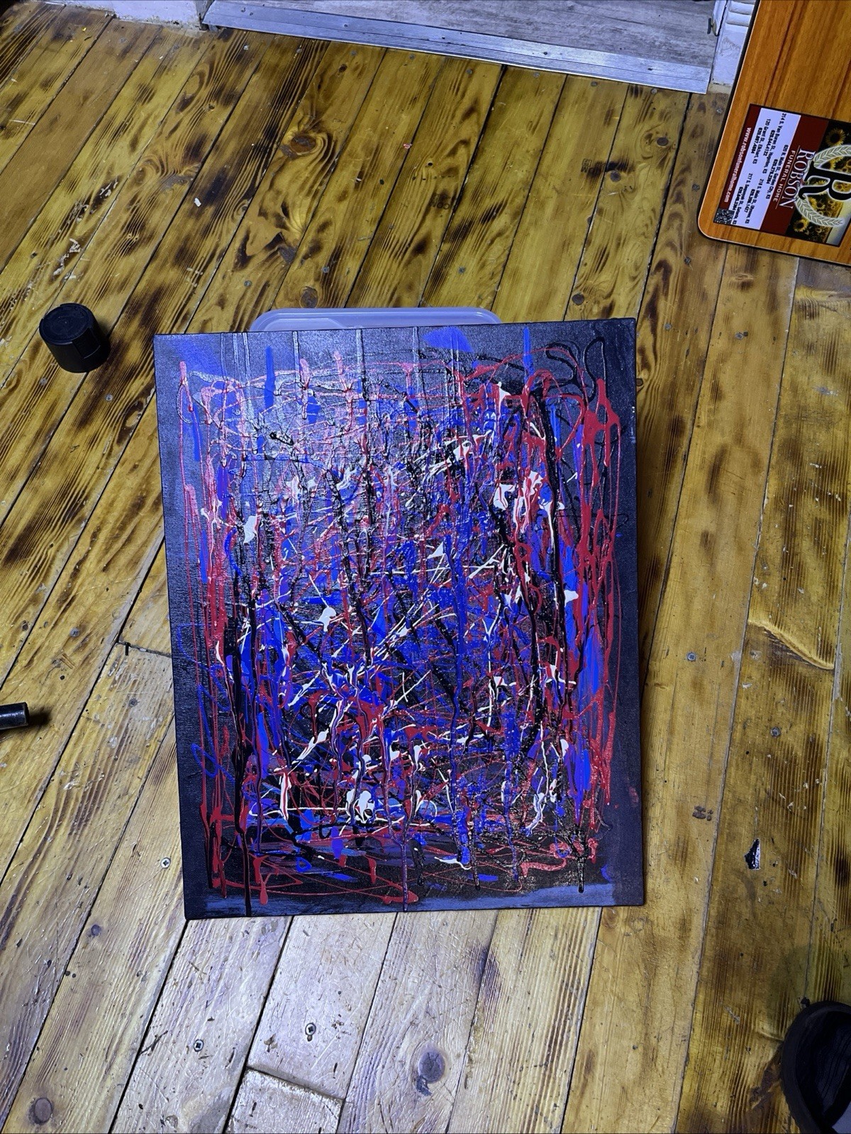 abstract paintings on canvas original 1/1. 16in X 20in