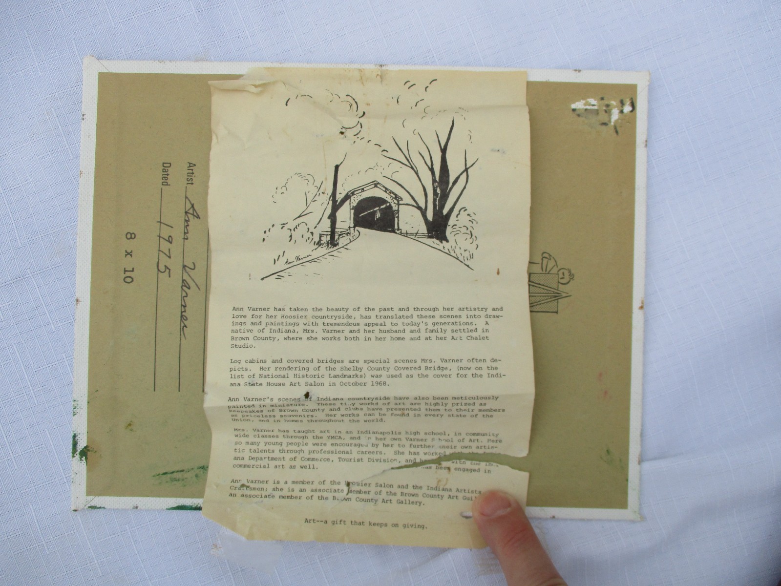 Original Brown County Indiana Landscape by ANN VARNER