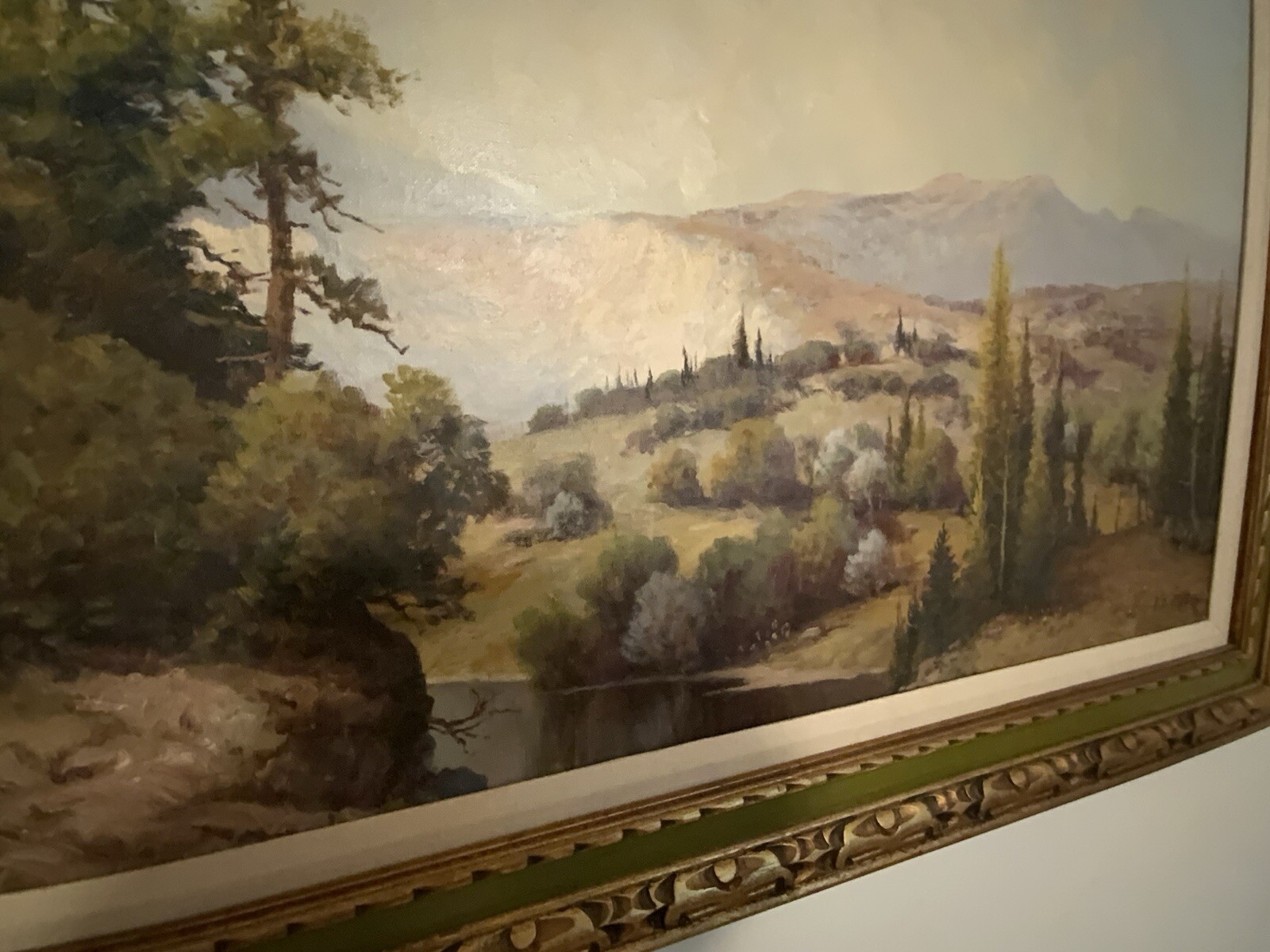 A.D. Greer “Windswept Valley” Original Oil Painting