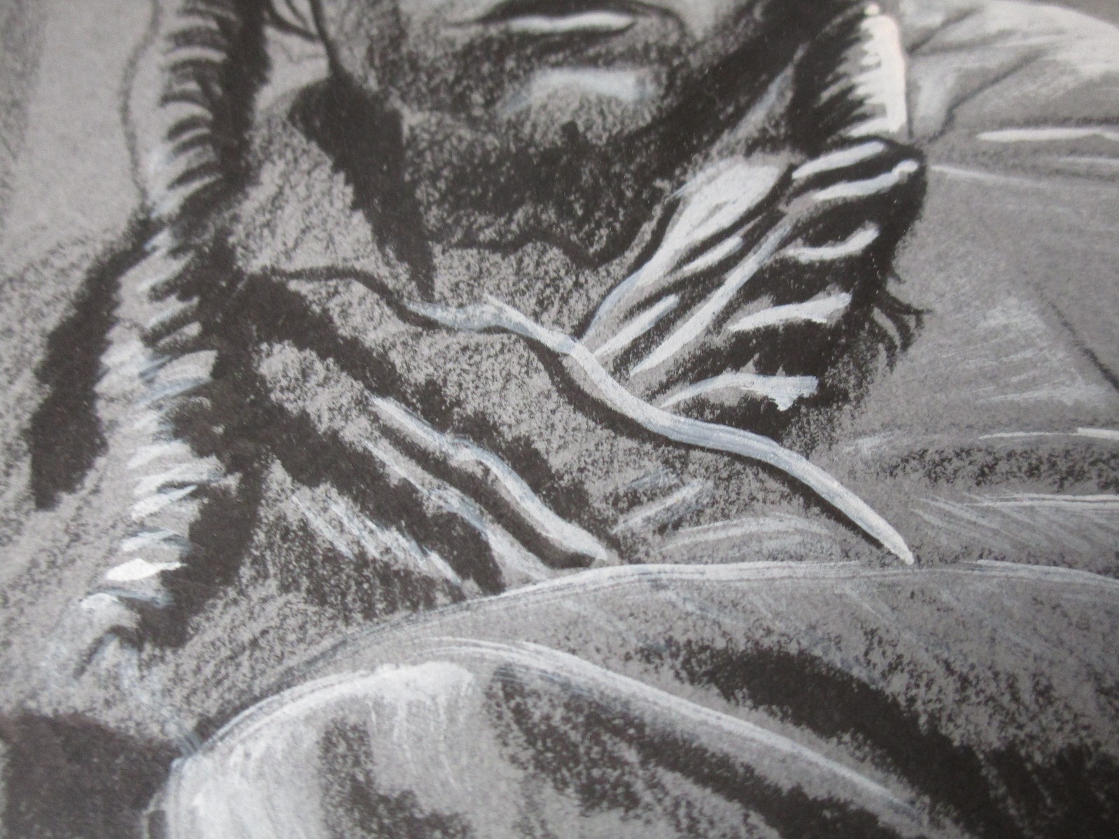 GENE LOCKLEAR DRAWING PAINTING NATIVE AMERICAN INDIAN PUEBLO PORTRAIT LANDSCAPE