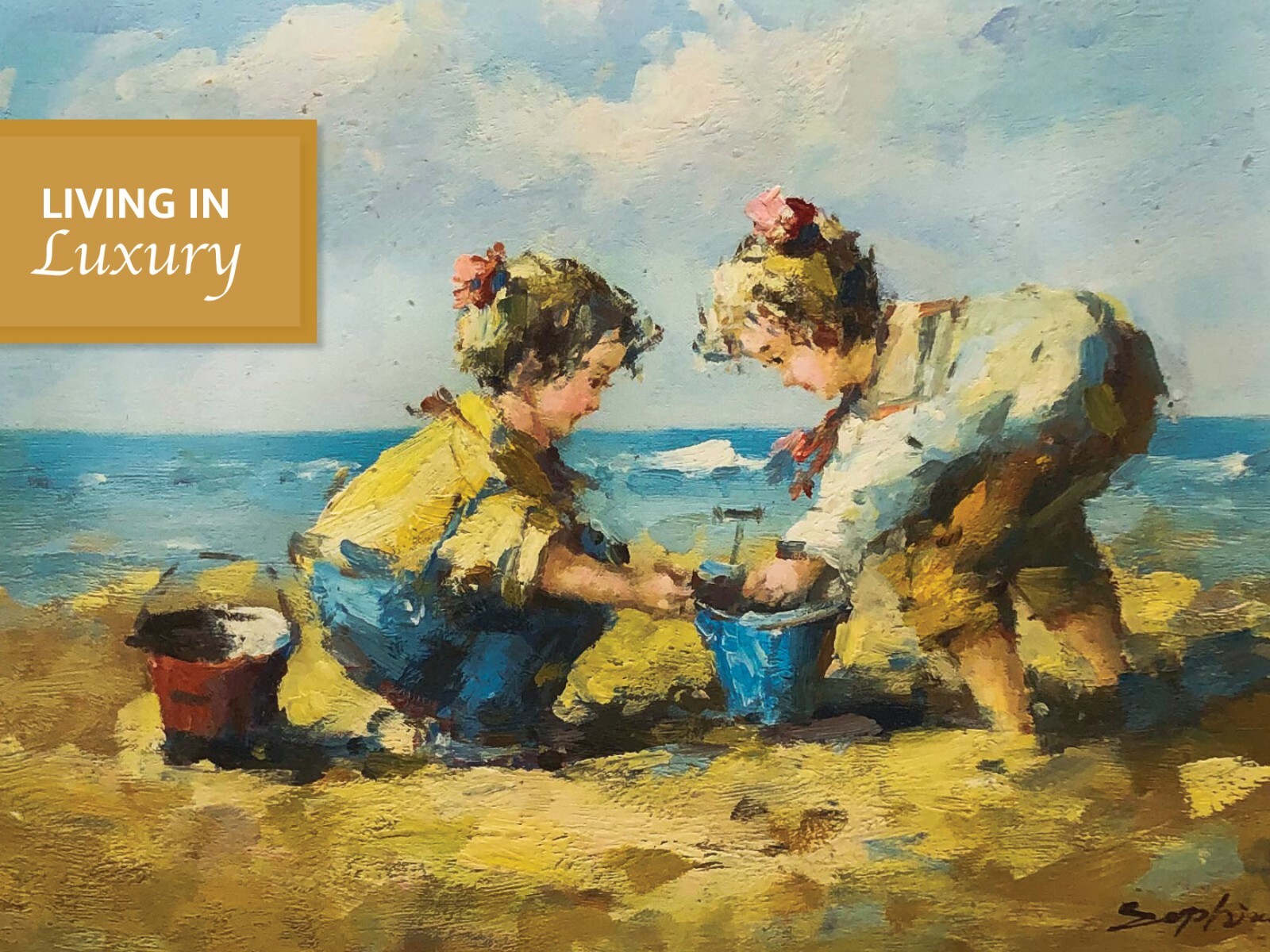 Kids Playing on the Beach