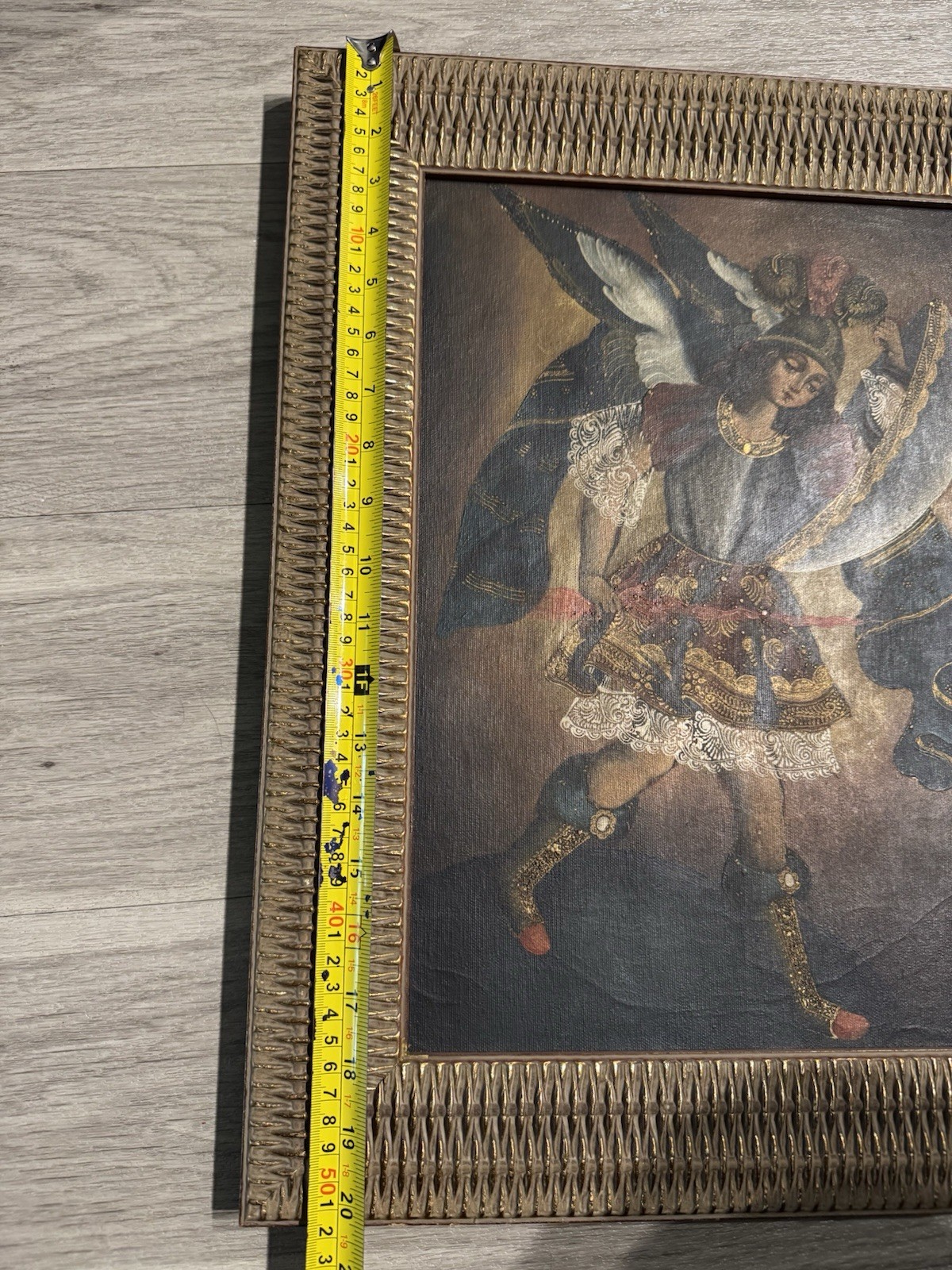 ‘Angel Arcabucero’ from the Cuzco School 20”x16”