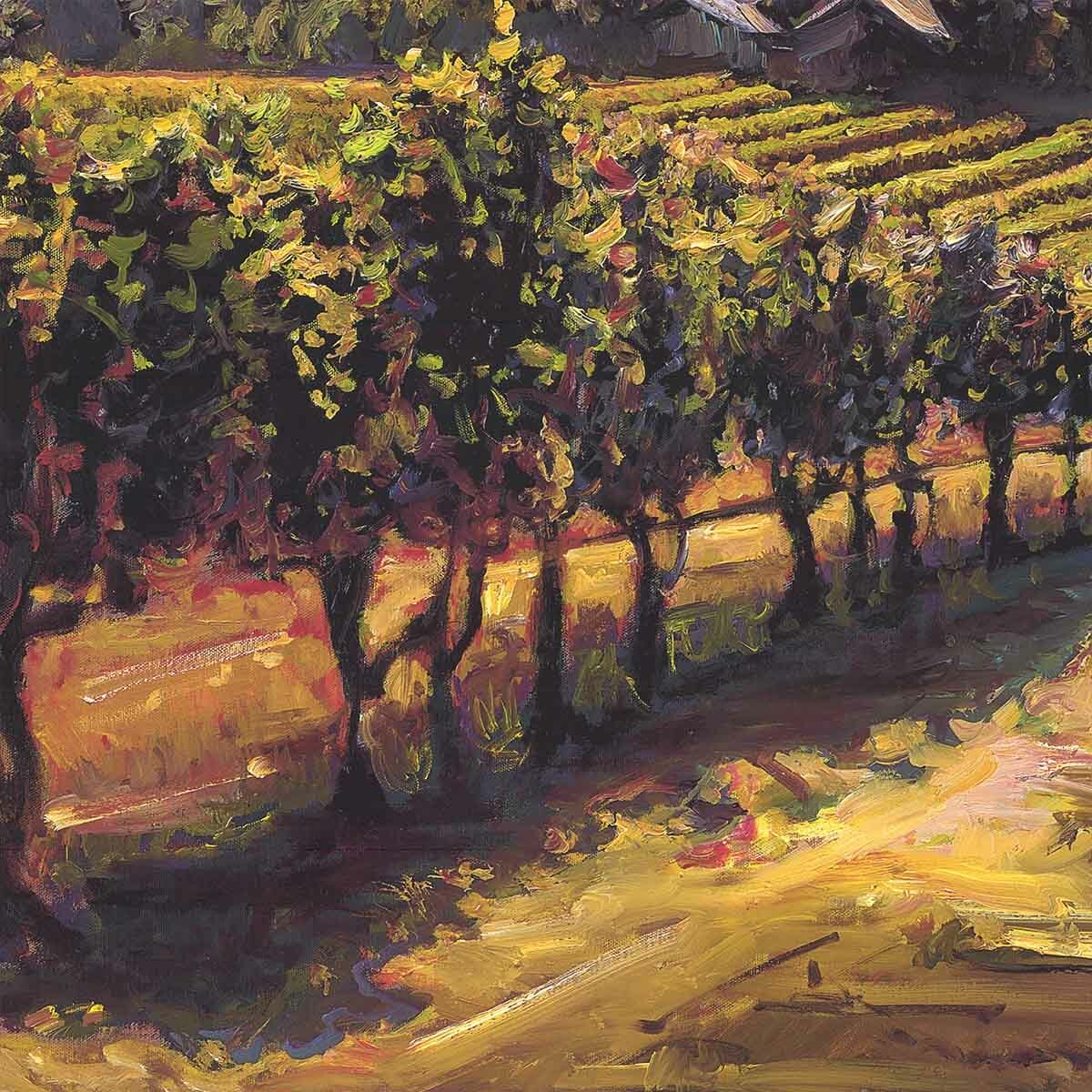 40W»x30H» APPROACHING HEAVEN by BROOKS ANDERSON -STAIRWAY FIELD OF DREAMS CANVAS