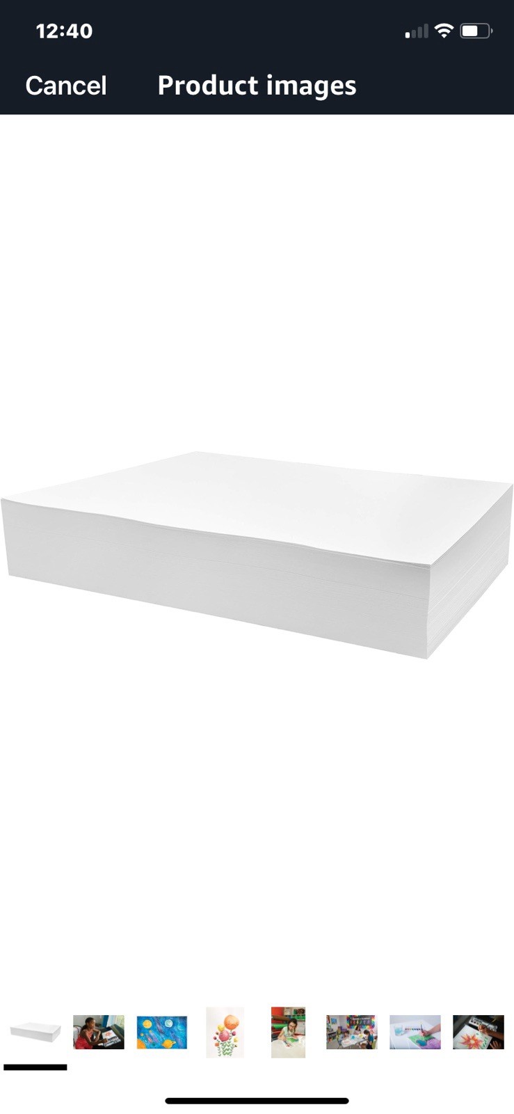UCreate Watercolor Paper, White, Bulk, 12″ x 18″, 250 Sheets