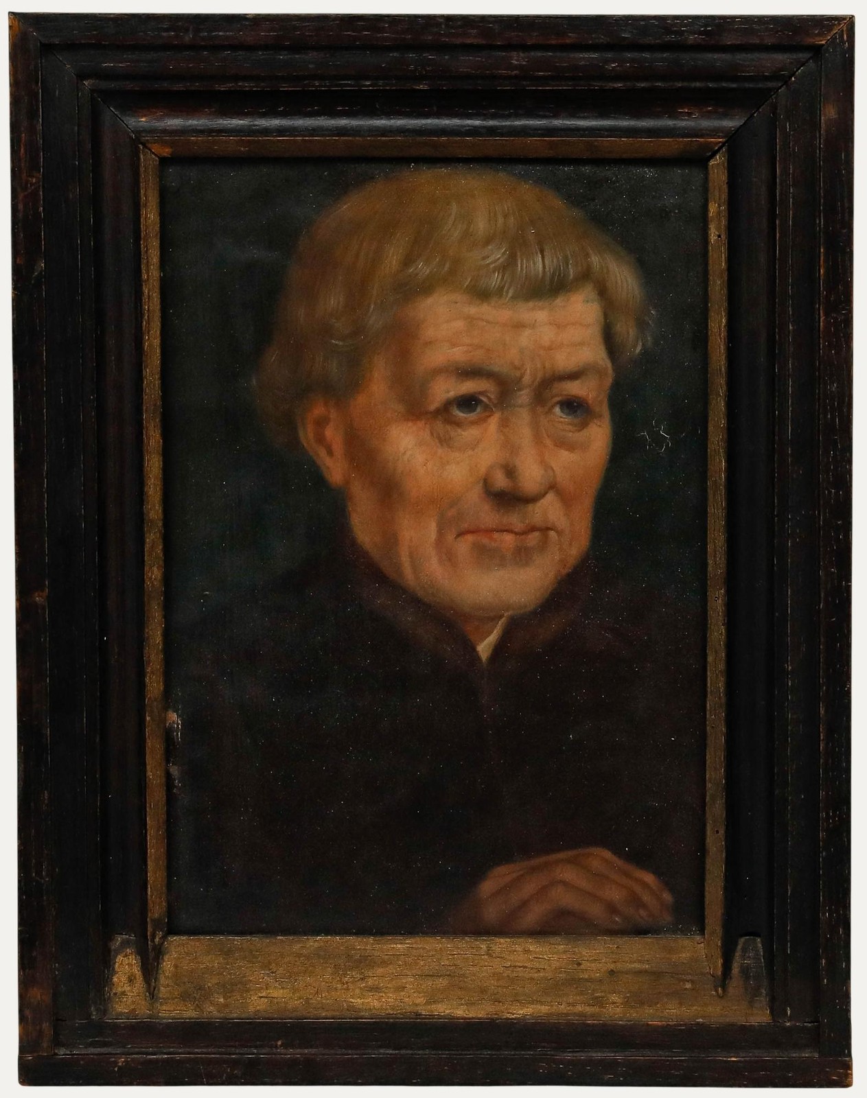 After Hans Memling (1430-1494) – 19th Century Oil, Portrait of an Old Man
