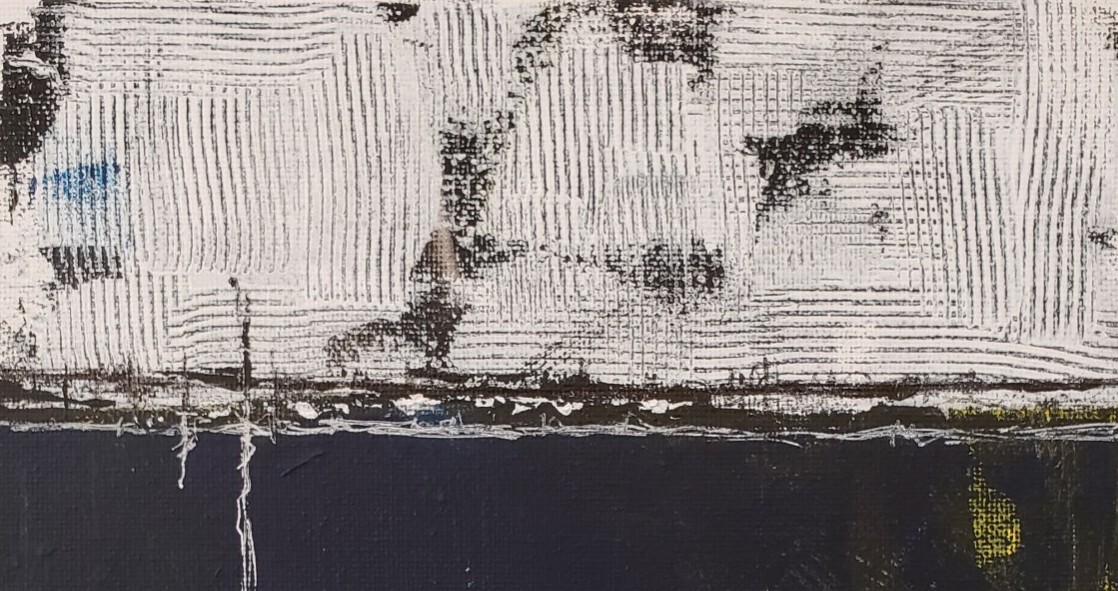 No.564 Original Abstract Modern Minimal Textured Painting By K.A.Davis