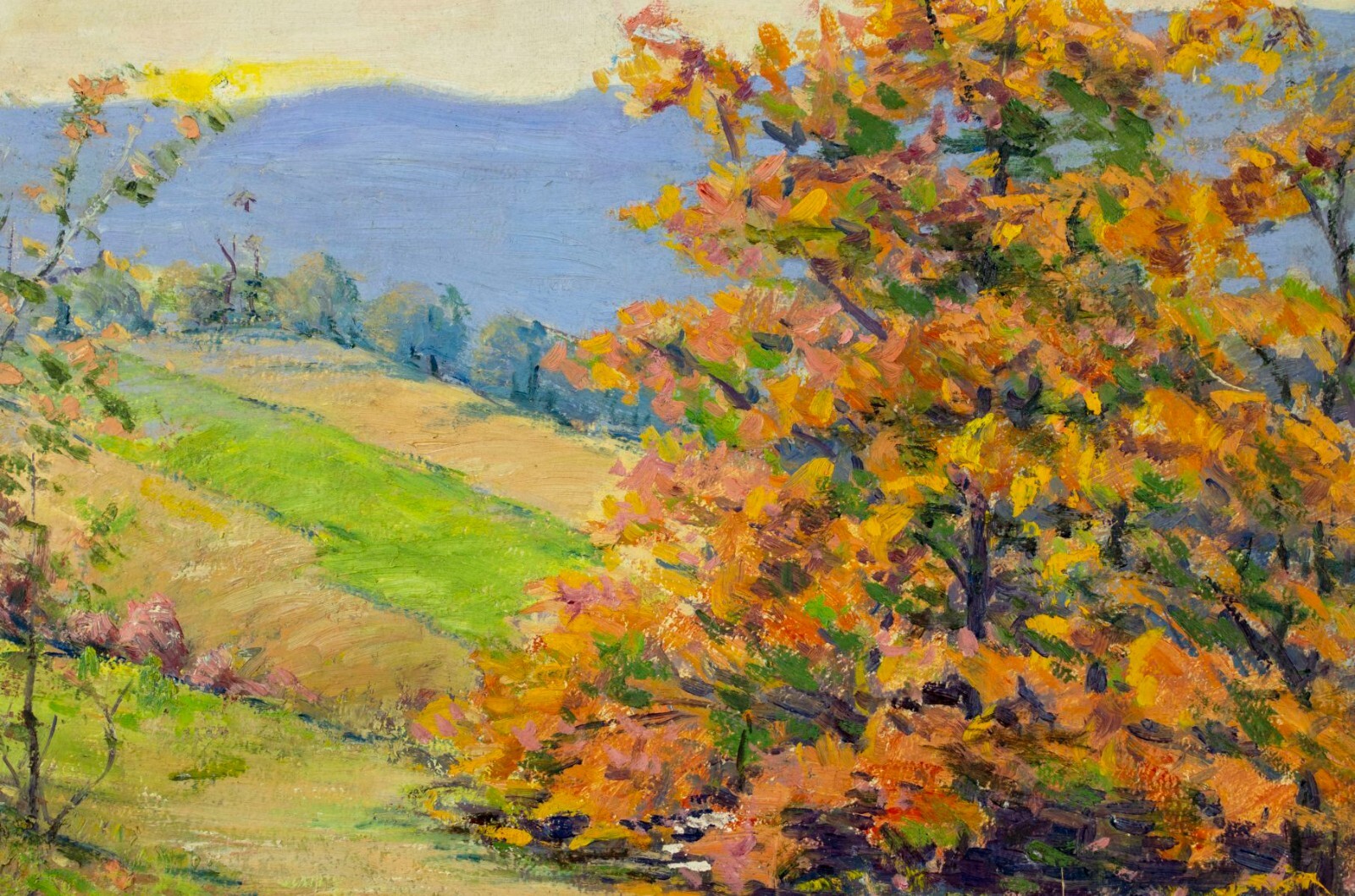 Clara Laughlin Hamilton (IN,OH,1872-1968) oil painting 127402