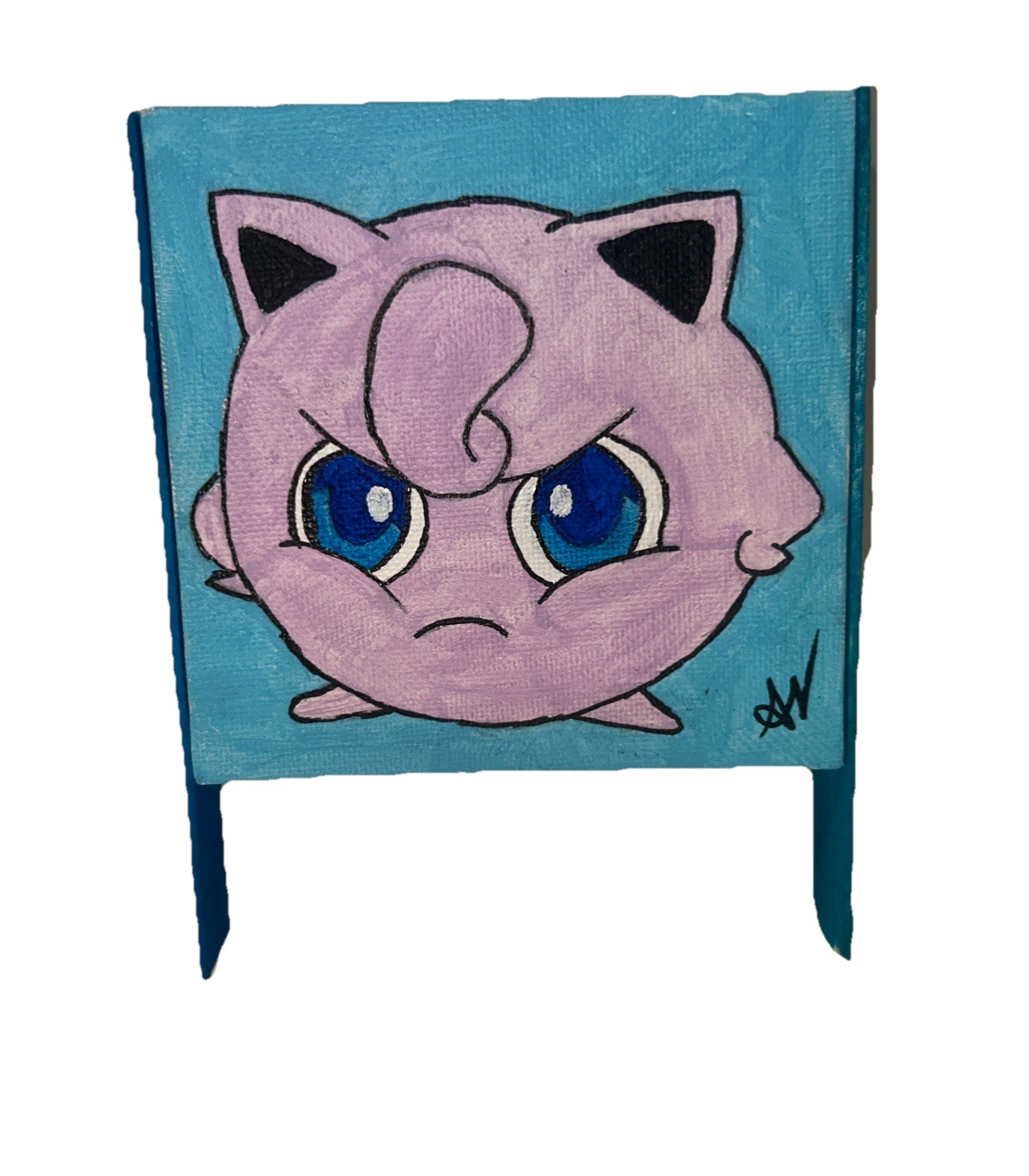 * Nintendo Pokémon Fan Wall Art Jigglypuff 4×4 Canvas Acrylic Picture Painting
