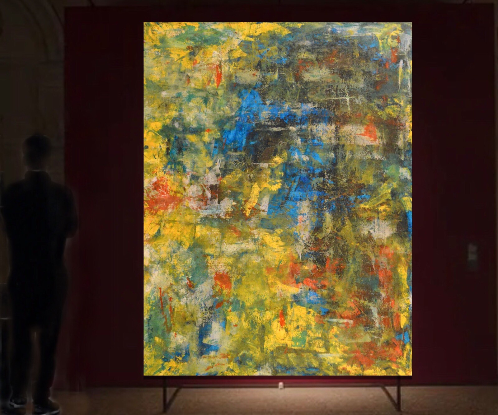 Mark Little￼Professional Canvas￼ Painting 81” X 62”(6ft 9in)Abstract Modern XL
