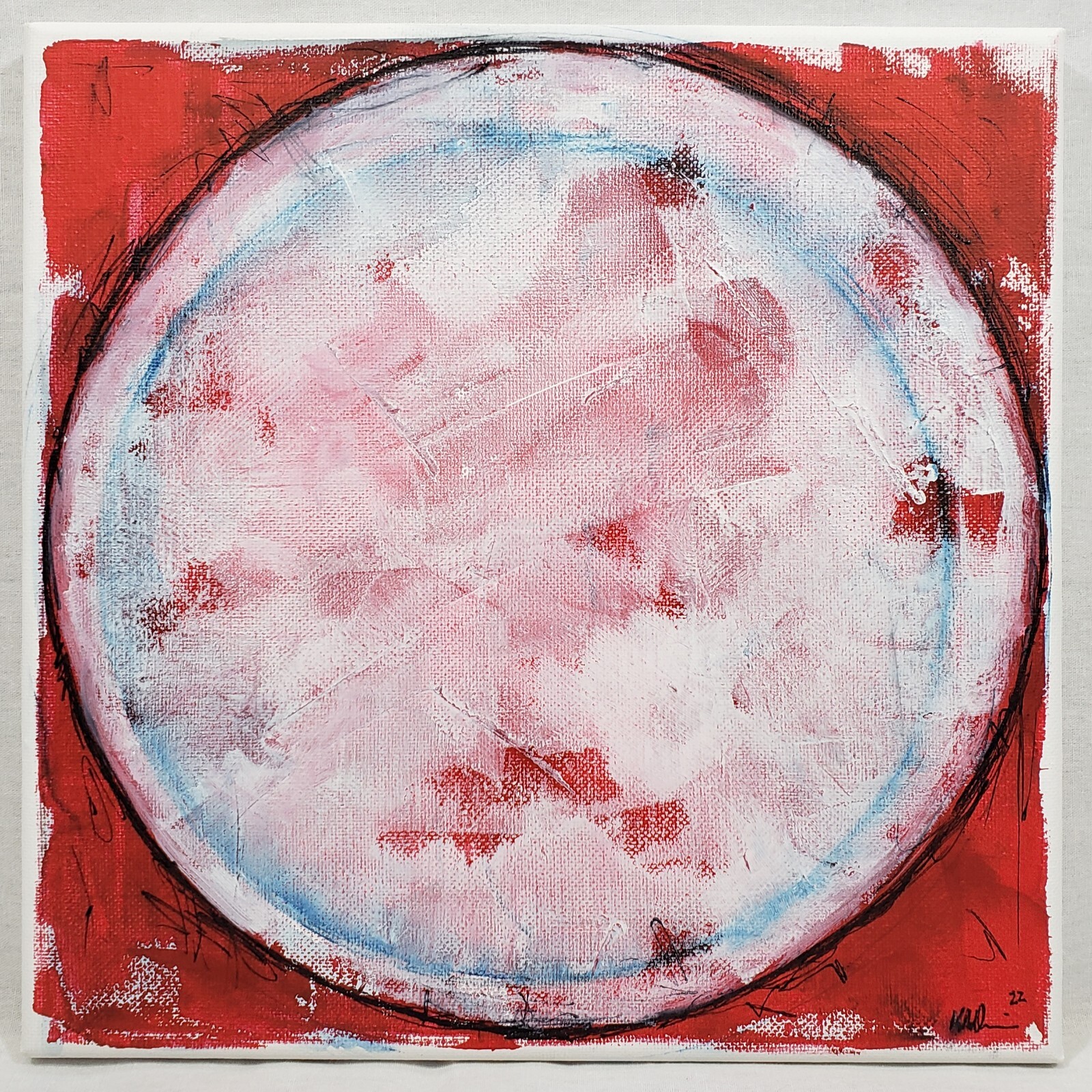 C1. Original Modern Minimal Contemporary Geometric Painting By K.A.Davis