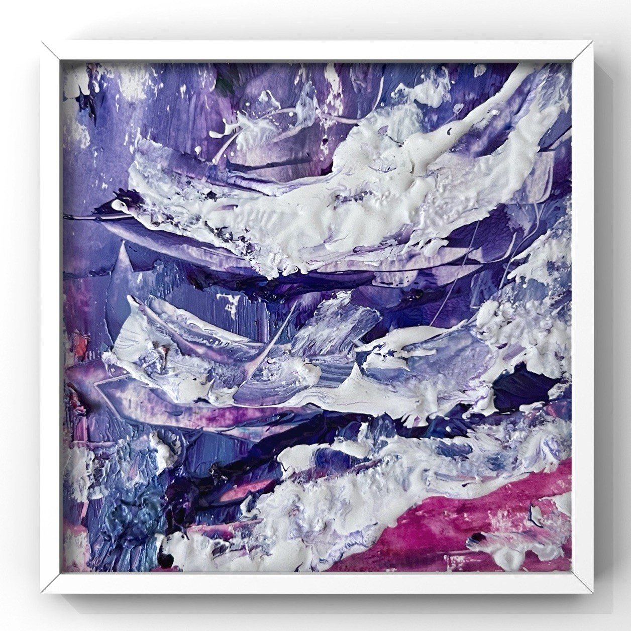 Padre Island Gulf Coast Abstract Oil Painting Texas Beach Marine Nautical Art 4”