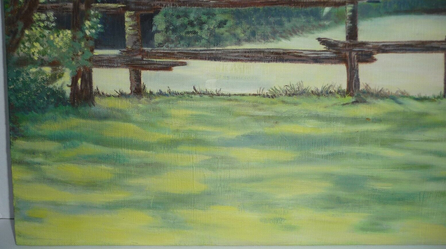 Original Oil On Canvas Board 16″x20″ Painting Titled Foliage In Bloom 96 Signed