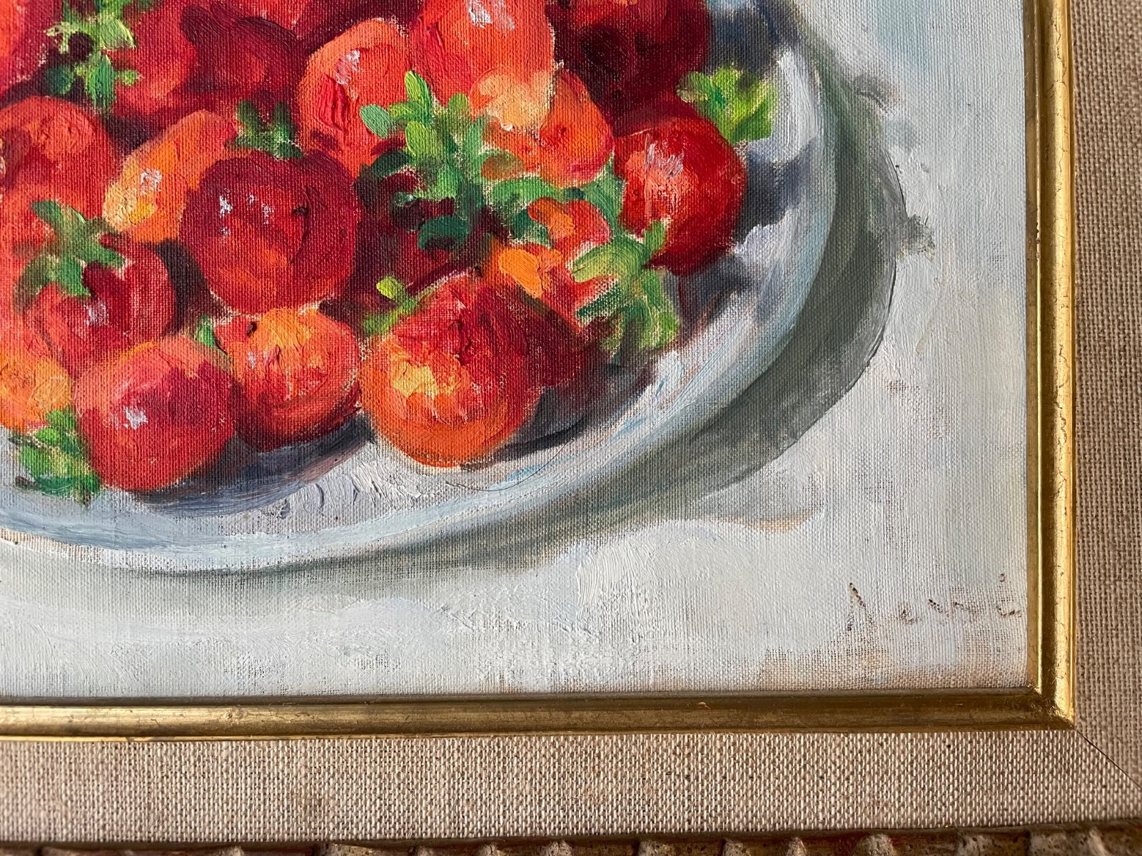 Original Oil on Canvas Still Life Nessi-Valtat French Signed Montparnasse Frame