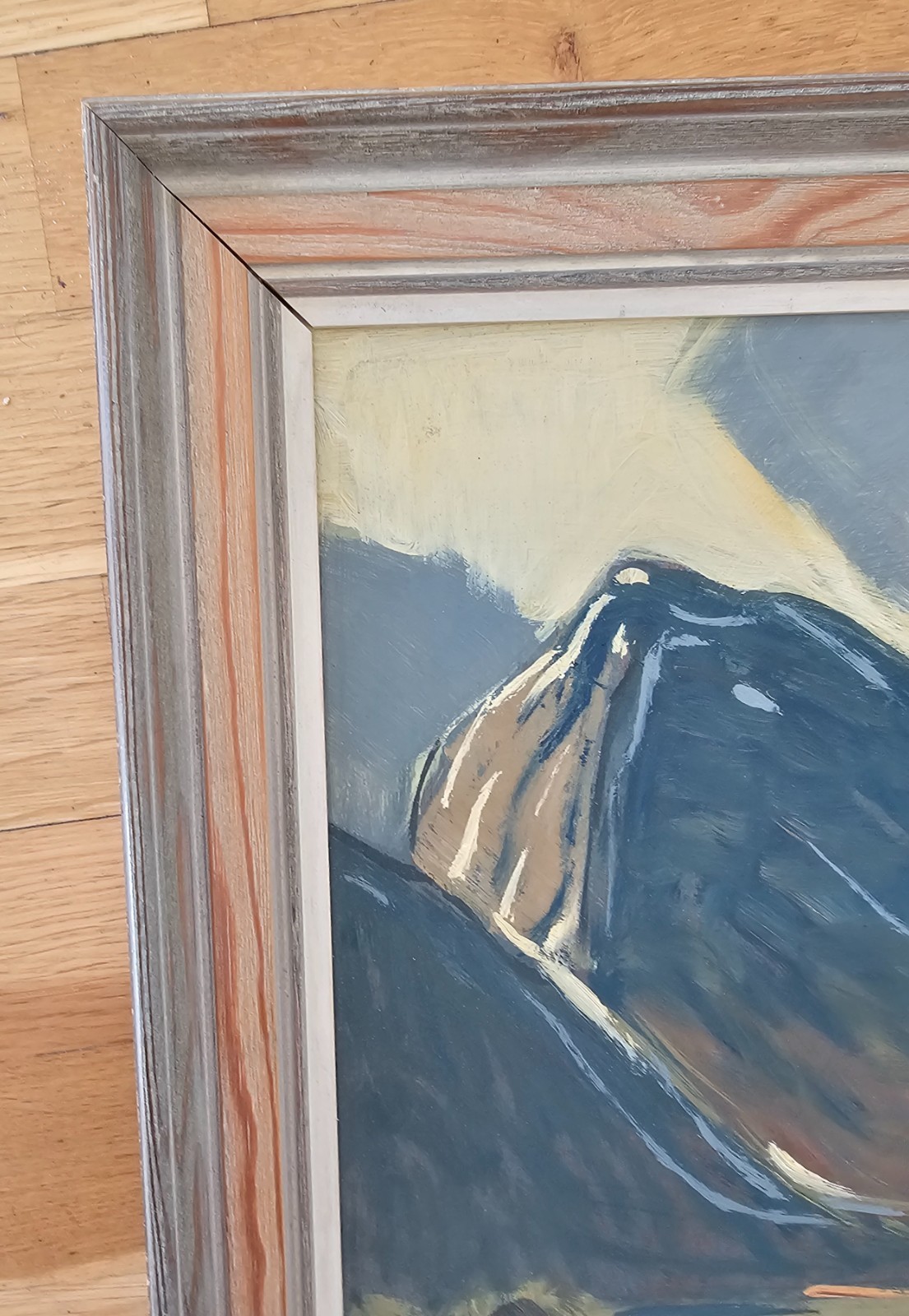 SCANDINAVIAN MODERNIST LANDSCAPE PAINTING «GUDBRANDSDALEN» 1961 GUNNAR NERLUND.