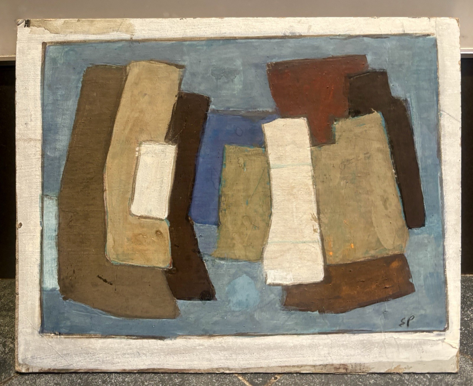 Serge Poliakoff (1906-1960) Gouche Painting
