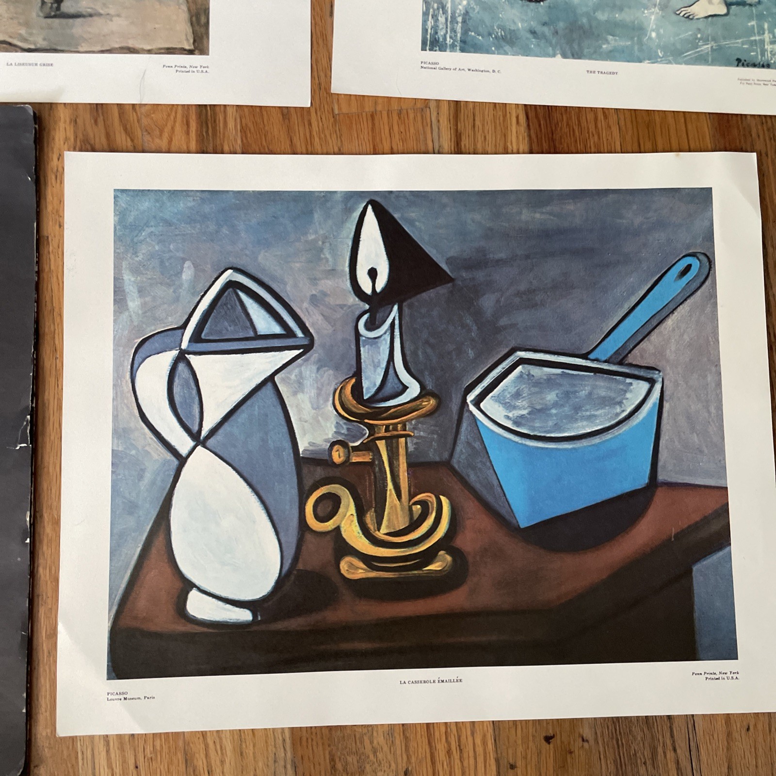 VTG 1960s Pablo Picasso 6 Prints 16” X 13” Penn Prints New York USA Lithograph