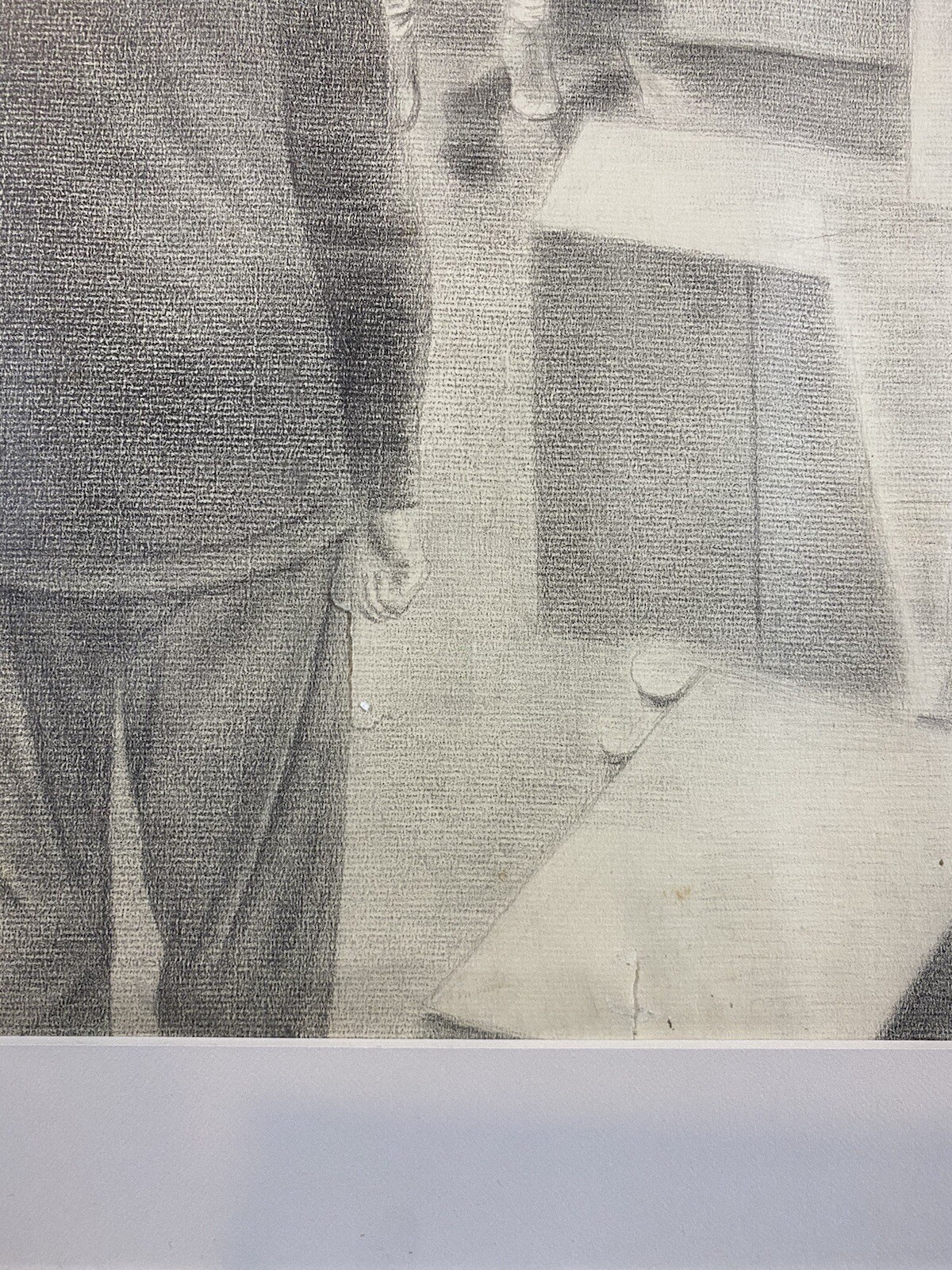 c. 1940 Wilma Prezzi Female WPA Regionalist Drawing Industrial City Warehouse