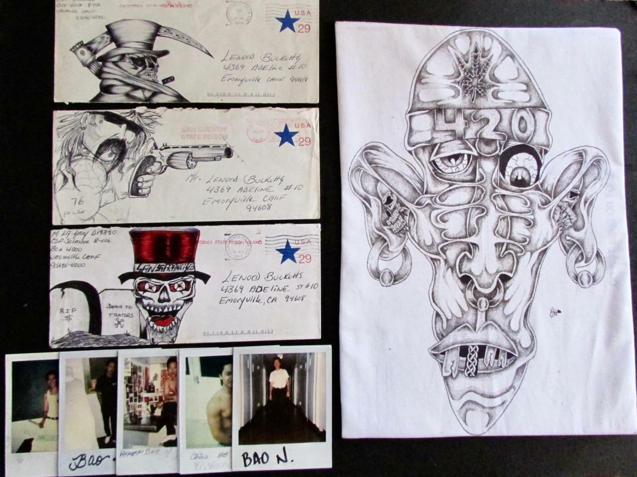 RARE Collection Of ORIGINAL CALIFORNIAN PRISON ART San Quentin & Solano 1980’s
